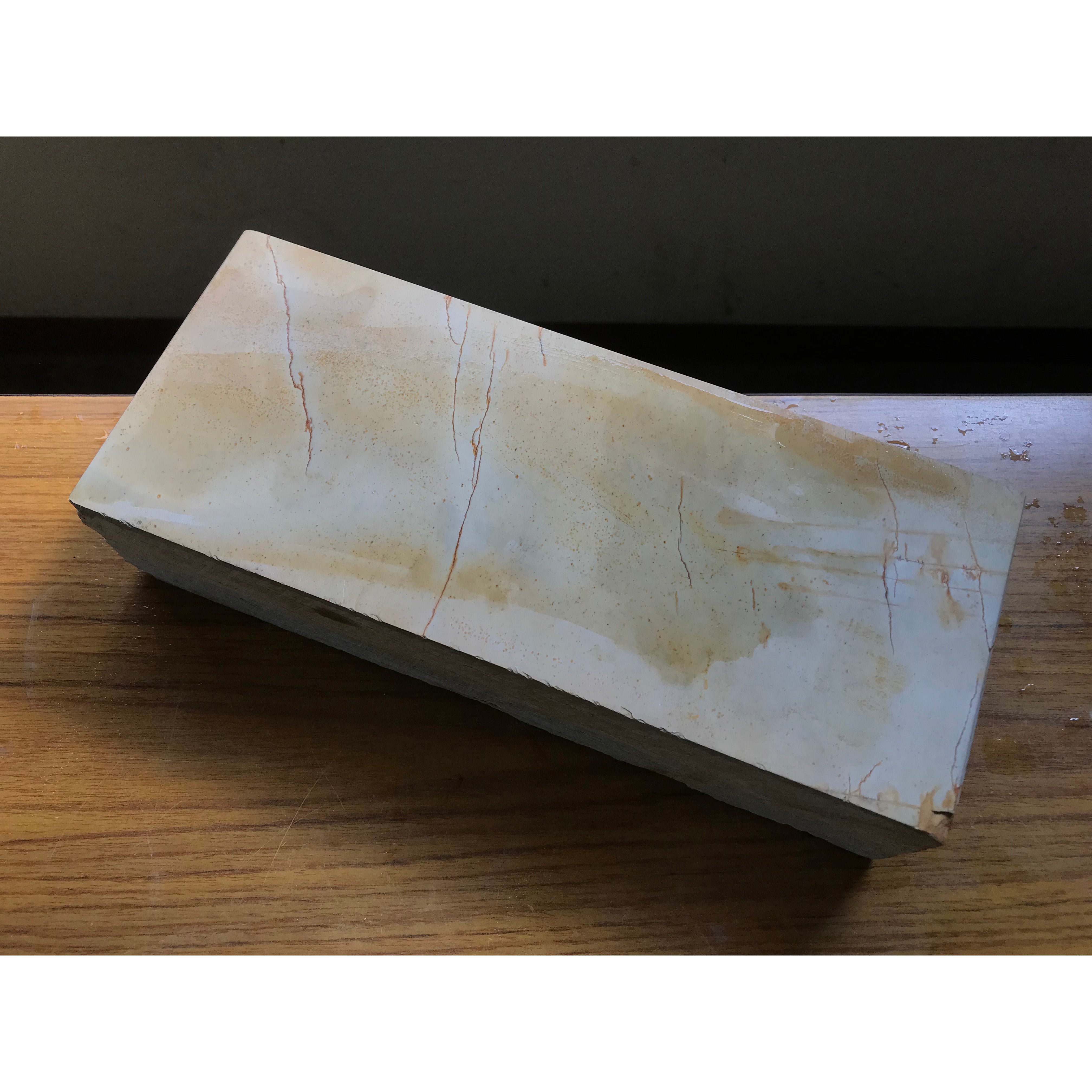 Large Suita #1 Toishi From collection Japanese Natural finishing Stones 蔵出し 山不明 天然仕上げ砥石 白巣板 大判