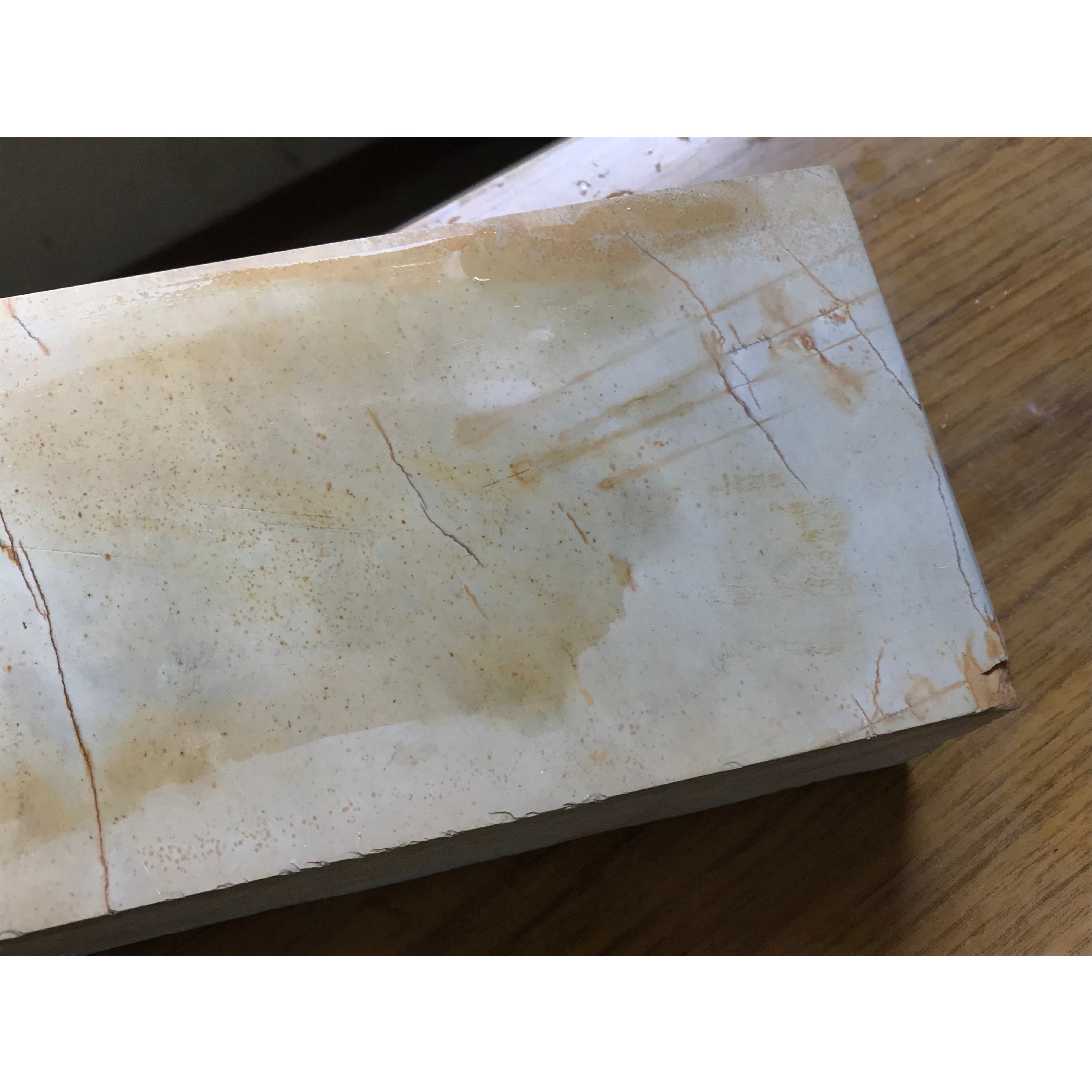 Large Suita #1 Toishi From collection Japanese Natural finishing Stones 蔵出し 山不明 天然仕上げ砥石 白巣板 大判