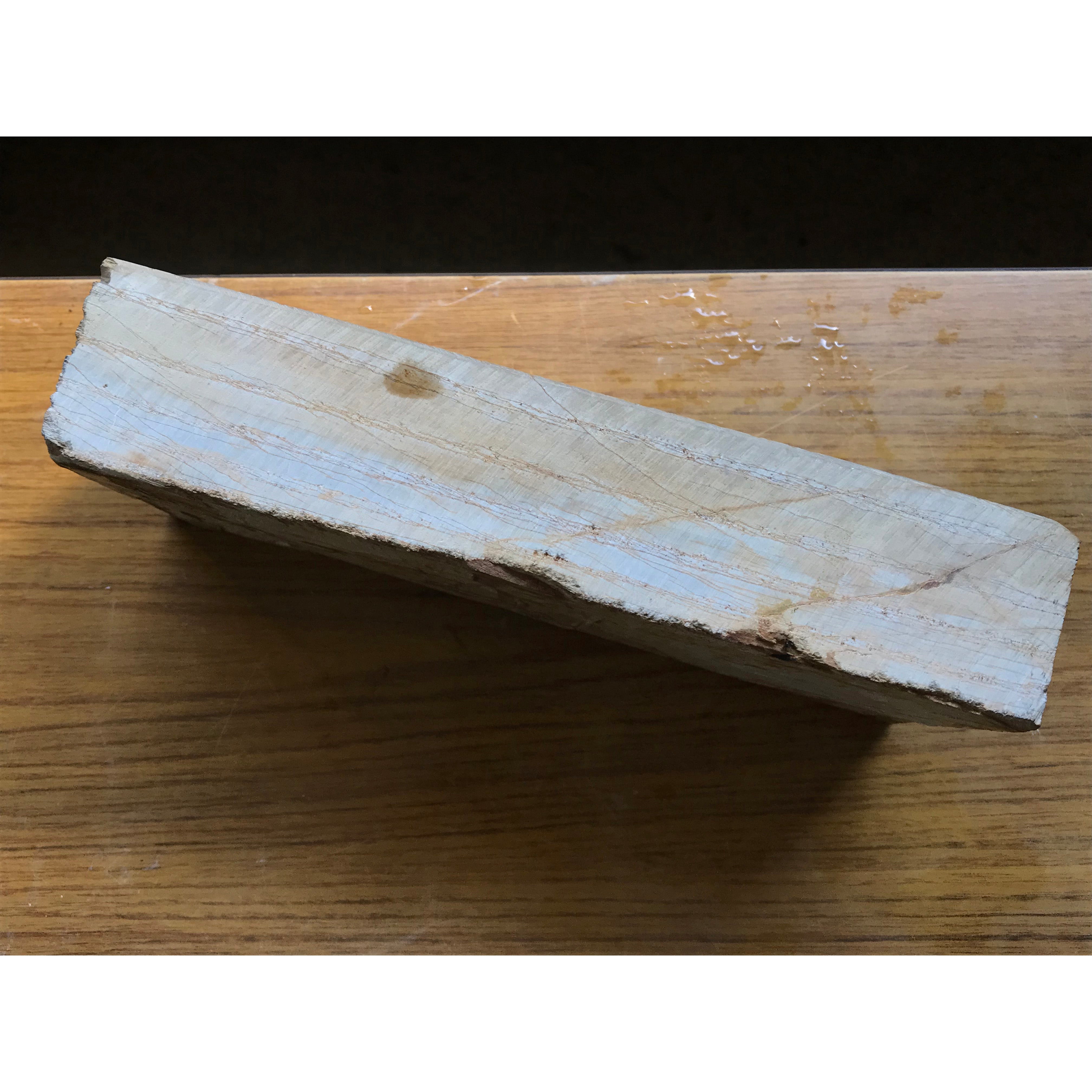 Large Suita #1 Toishi From collection Japanese Natural finishing Stones 蔵出し 山不明 天然仕上げ砥石 白巣板 大判