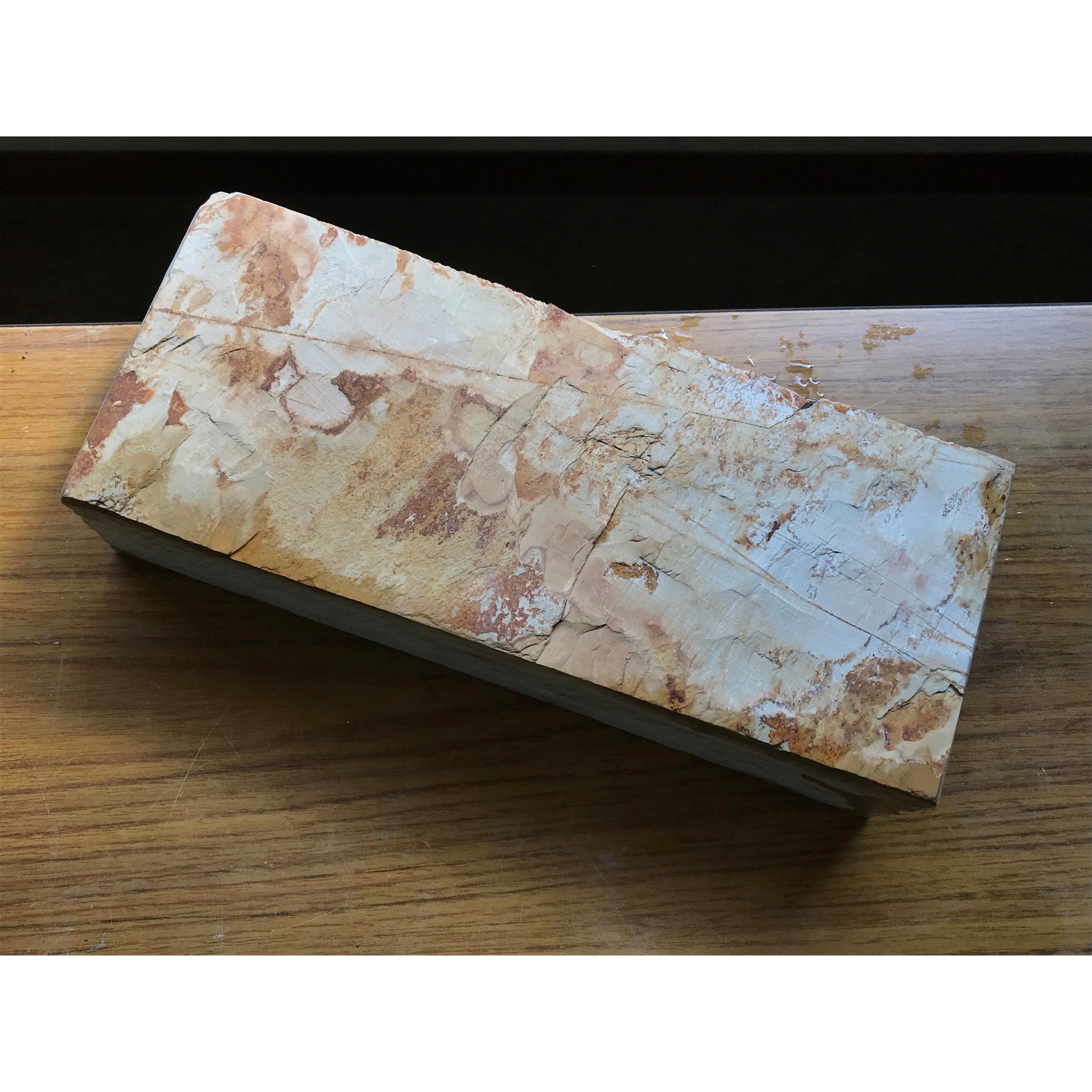 Large Suita #1 Toishi From collection Japanese Natural finishing Stones 蔵出し 山不明 天然仕上げ砥石 白巣板 大判