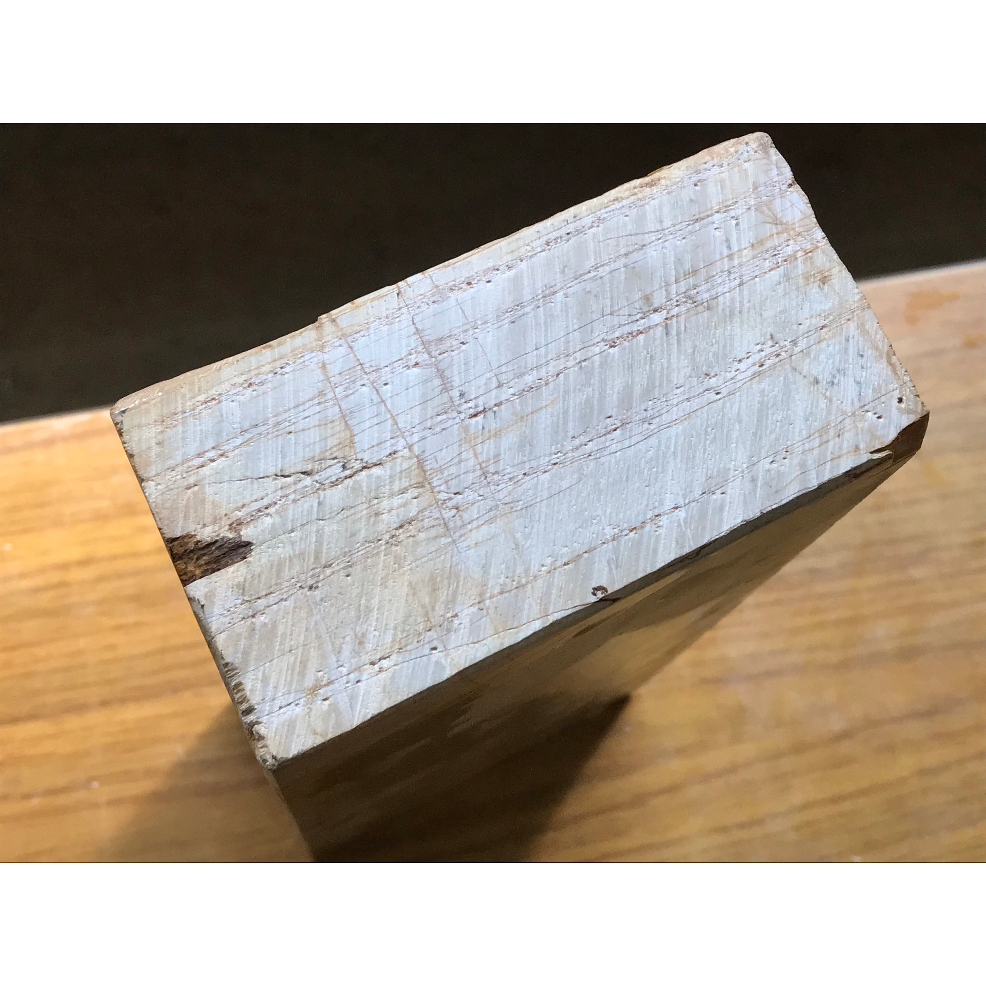 Large Suita #1 Toishi From collection Japanese Natural finishing Stones 蔵出し 山不明 天然仕上げ砥石 白巣板 大判