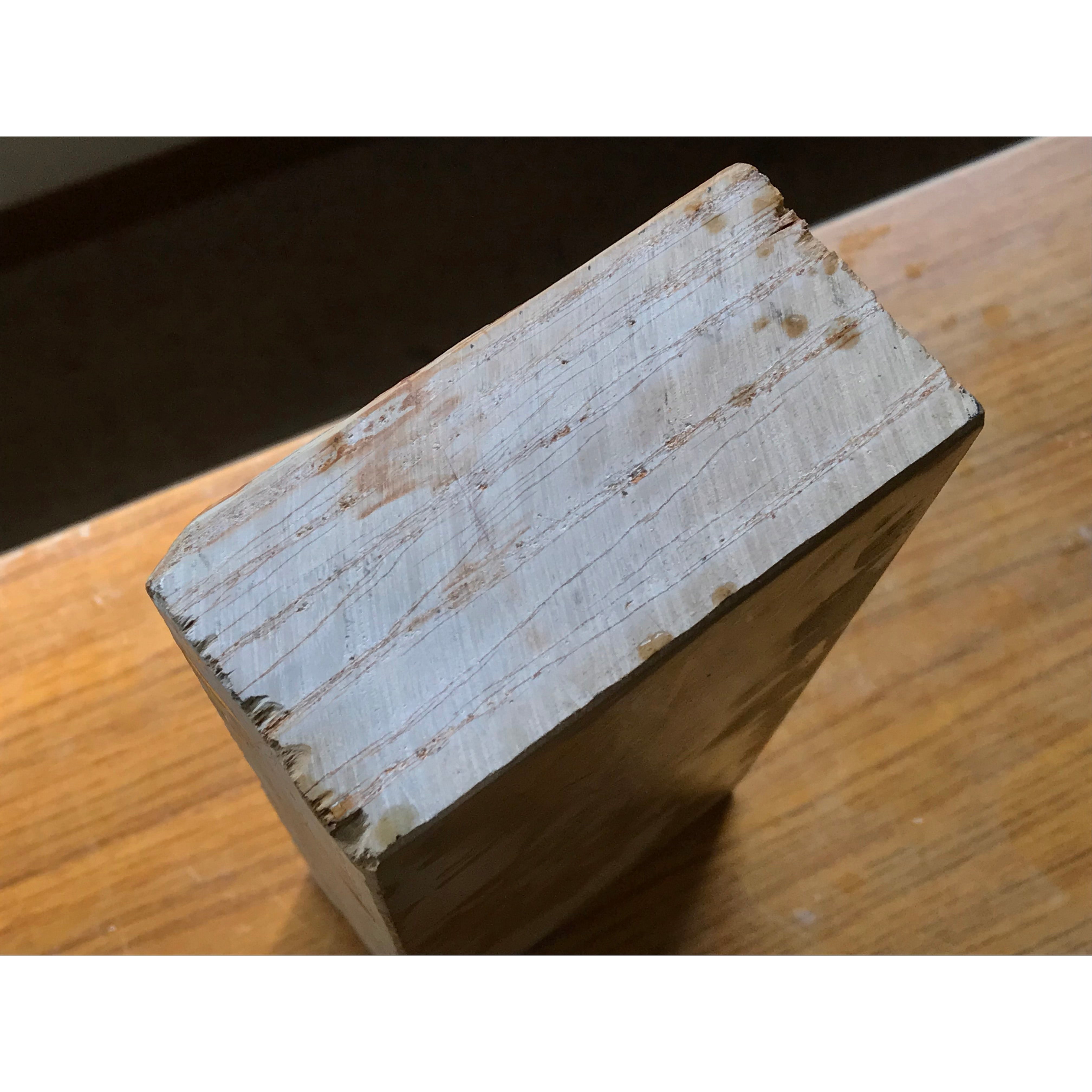 Large Suita #1 Toishi From collection Japanese Natural finishing Stones 蔵出し 山不明 天然仕上げ砥石 白巣板 大判