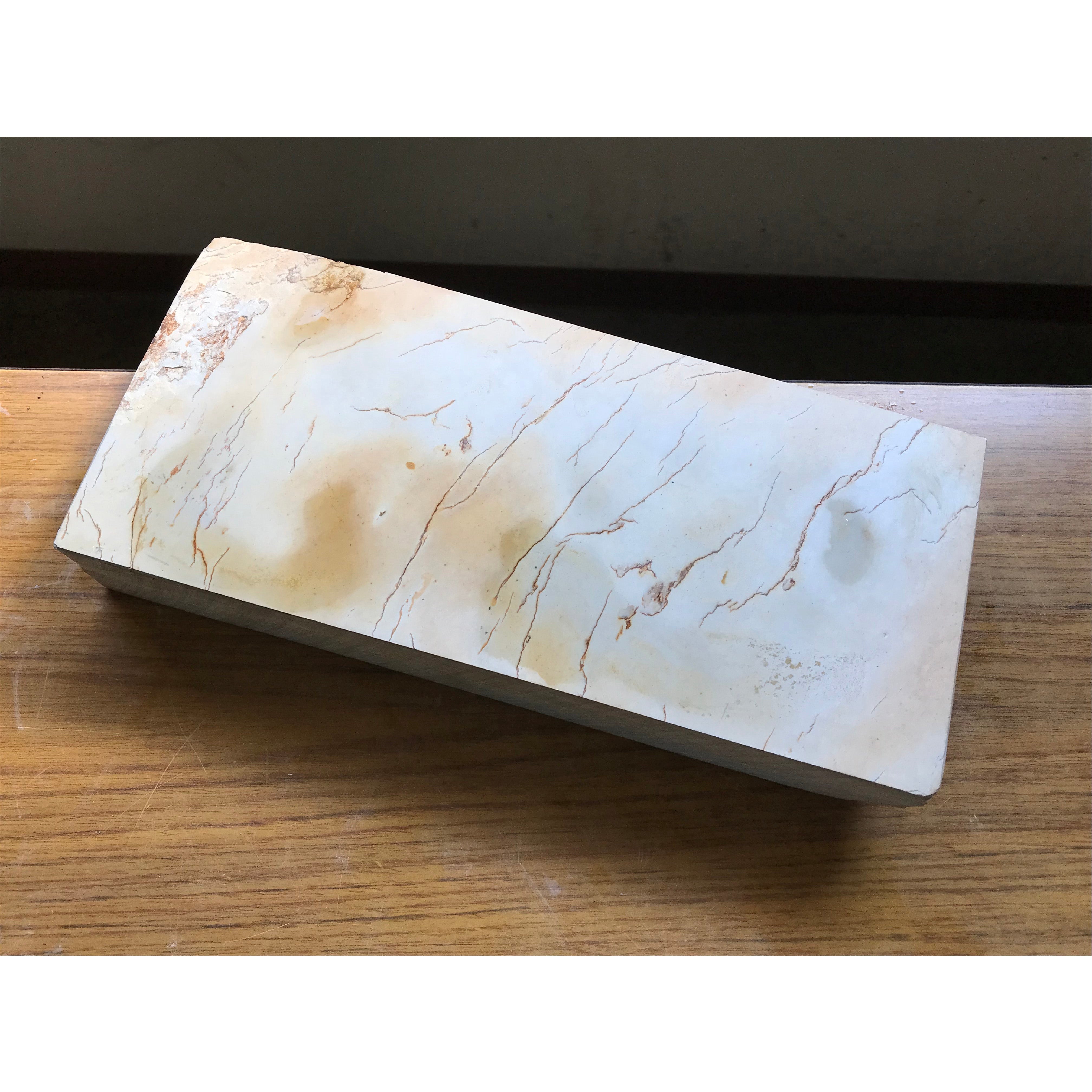 Large Suita #2 Toishi From collection Japanese Natural finishing Stones 蔵出し 山不明 天然仕上げ砥石 白巣板 大判