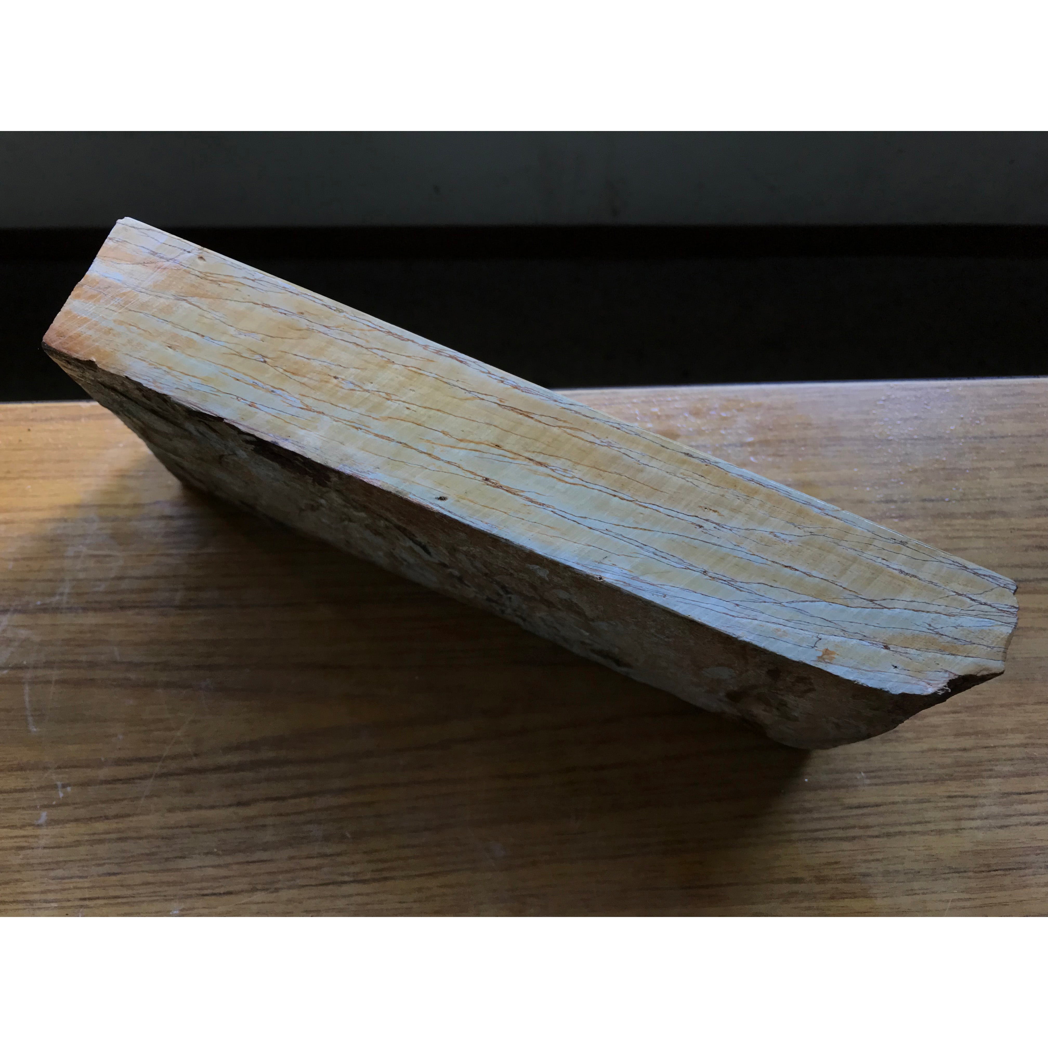 Large Suita #2 Toishi From collection Japanese Natural finishing Stones 蔵出し 山不明 天然仕上げ砥石 白巣板 大判