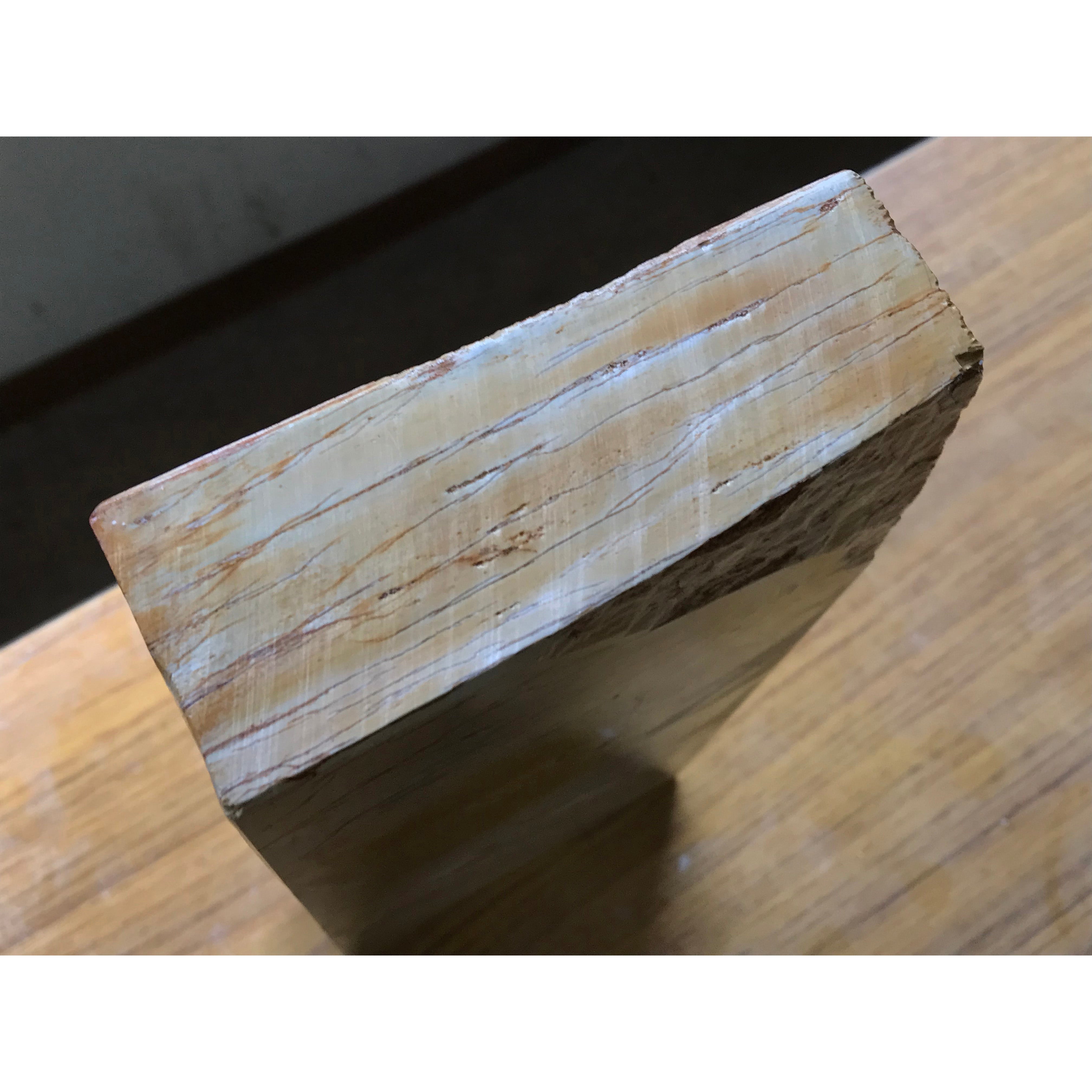 Large Suita #2 Toishi From collection Japanese Natural finishing Stones 蔵出し 山不明 天然仕上げ砥石 白巣板 大判