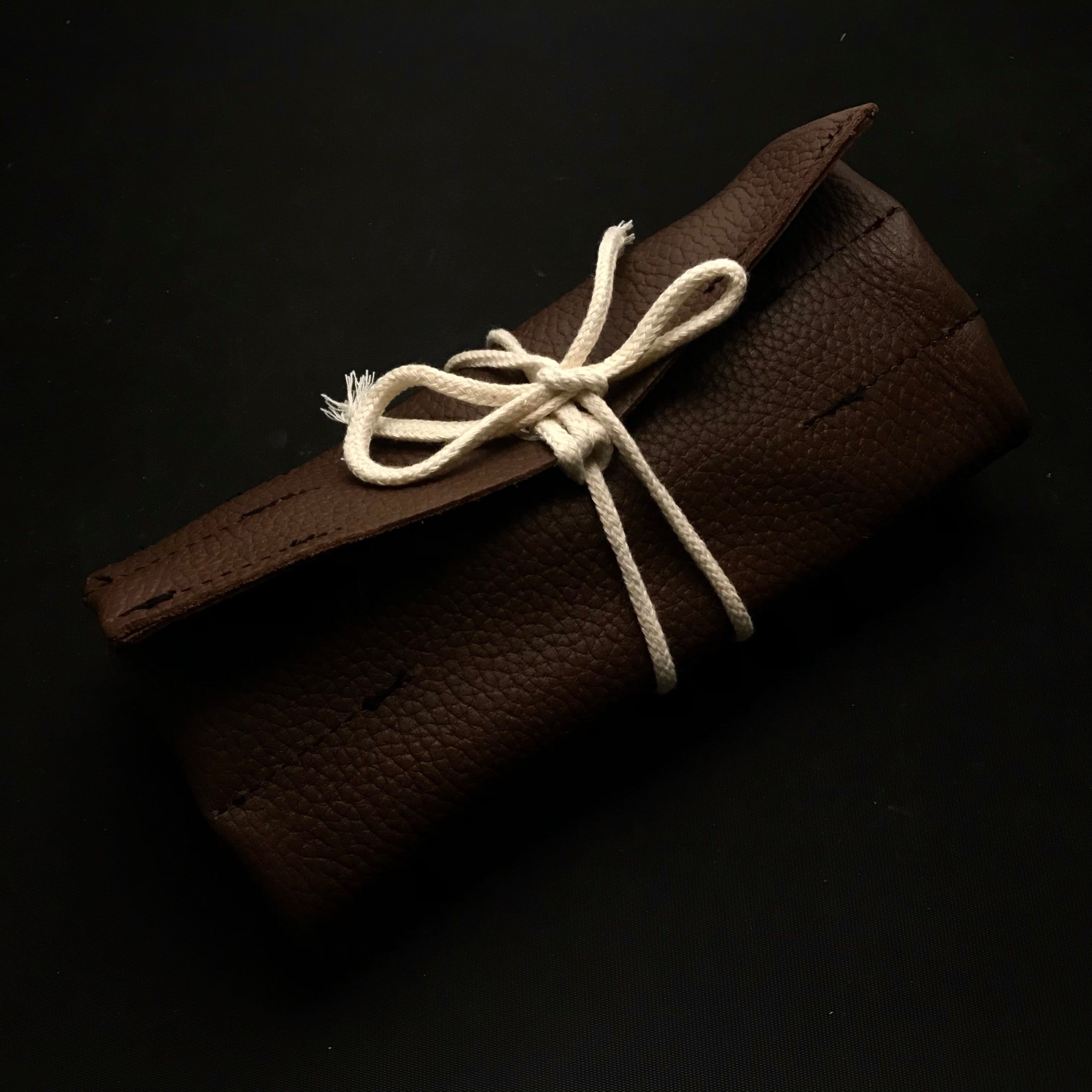 Chisel Leather Roll Bag For bench chisels / 鑿巻き 追入鑿用 本革製