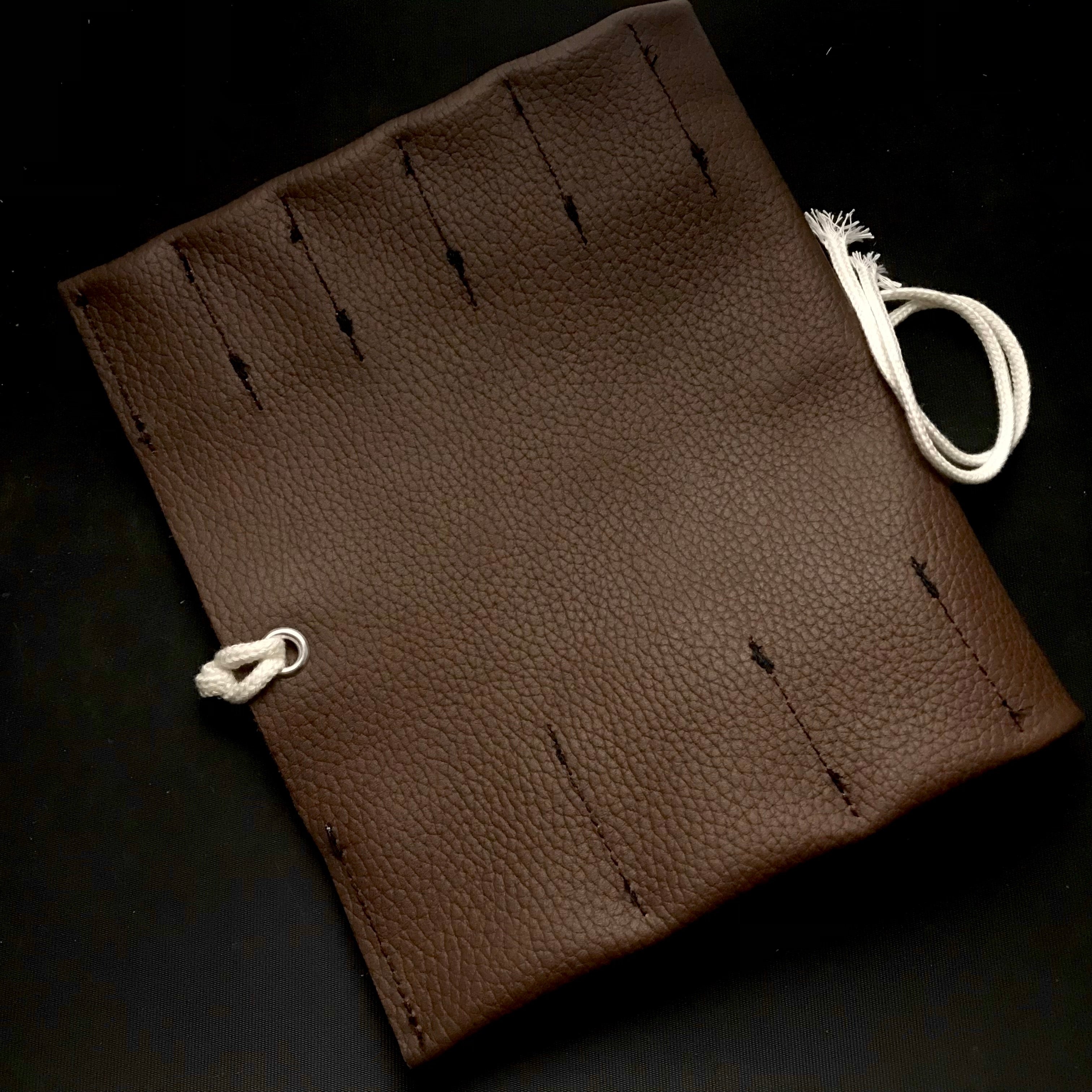 だるま 鑿巻き 厚鑿用 本革製 Chisel Leather Roll Bag For Timber chisels