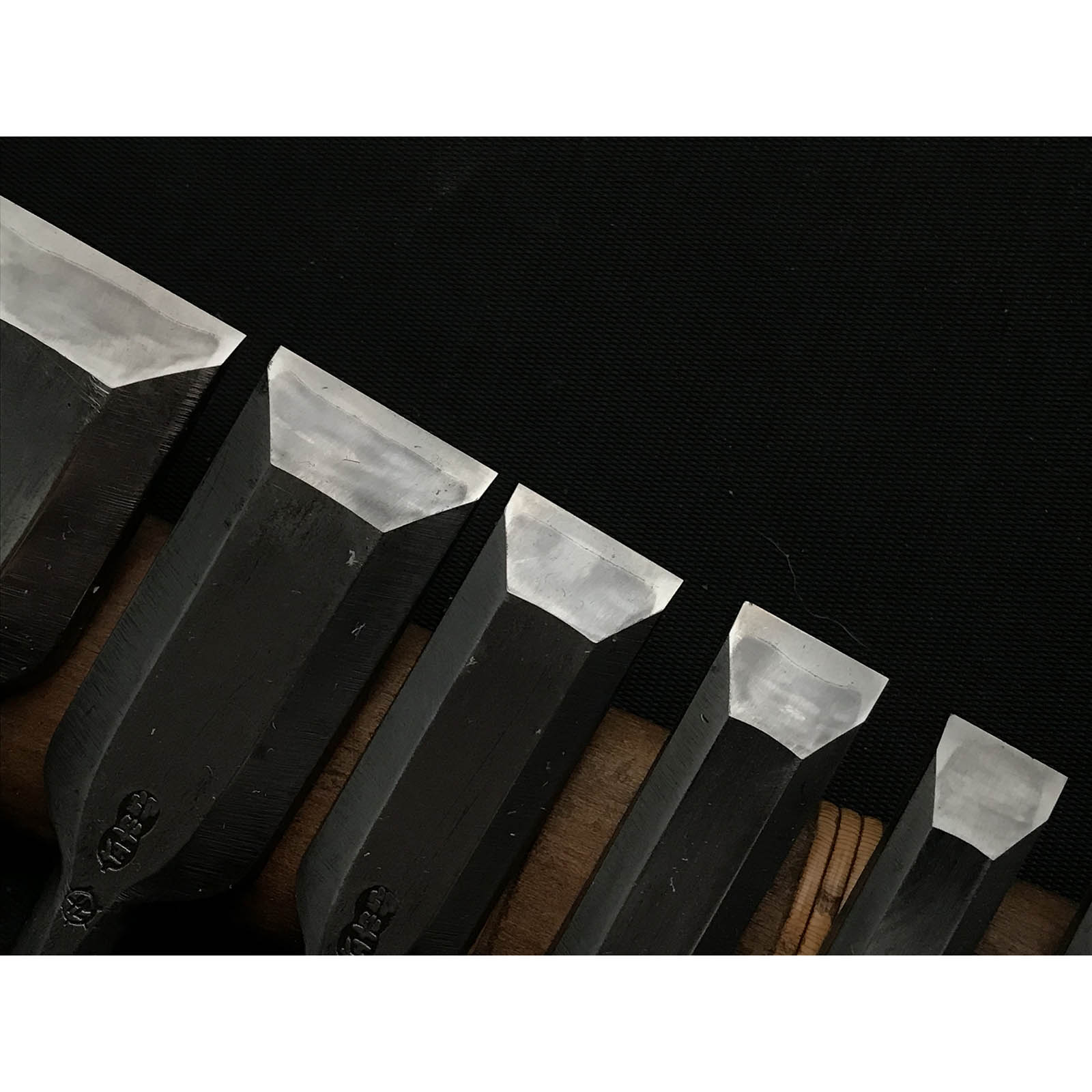 Used Hidari Ichihiro Bench chisels set 中古 左市弘 追入組鑿 Oirenomi