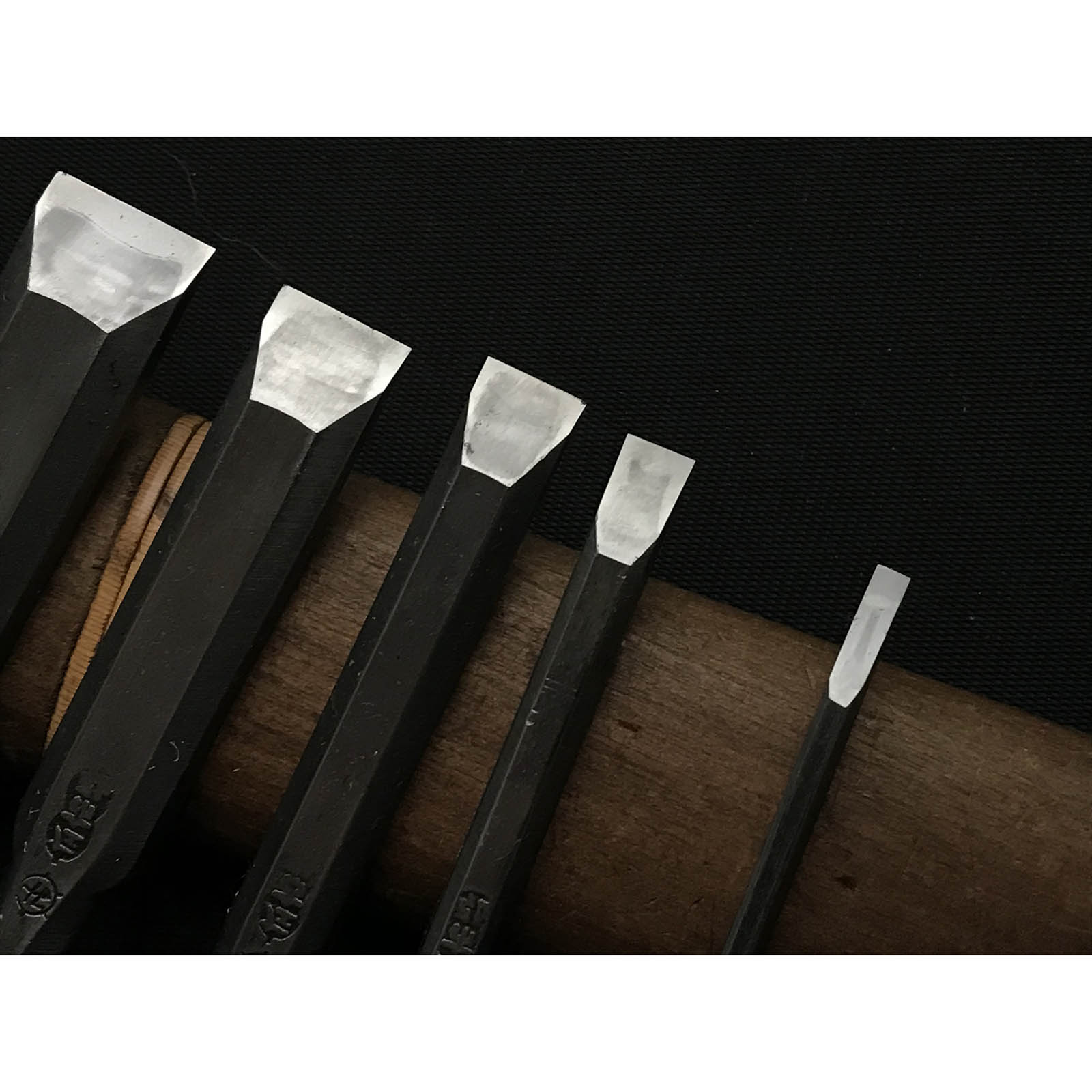 Used Hidari Ichihiro Bench chisels set 中古 左市弘 追入組鑿 Oirenomi