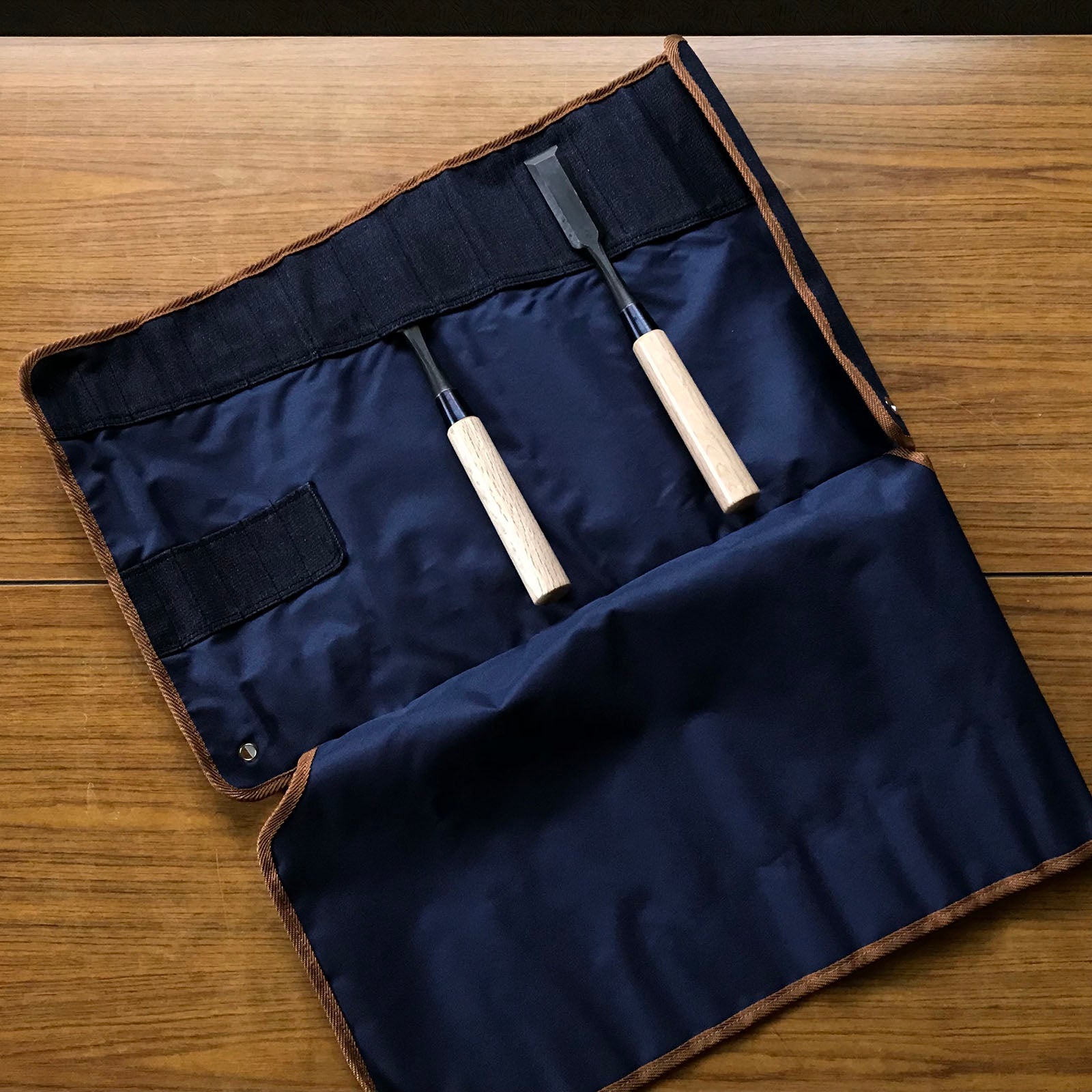 STAR-M Chisel and Tool Cloth Roll Bag For Paring chisels * スターM ドリルロールバッグ