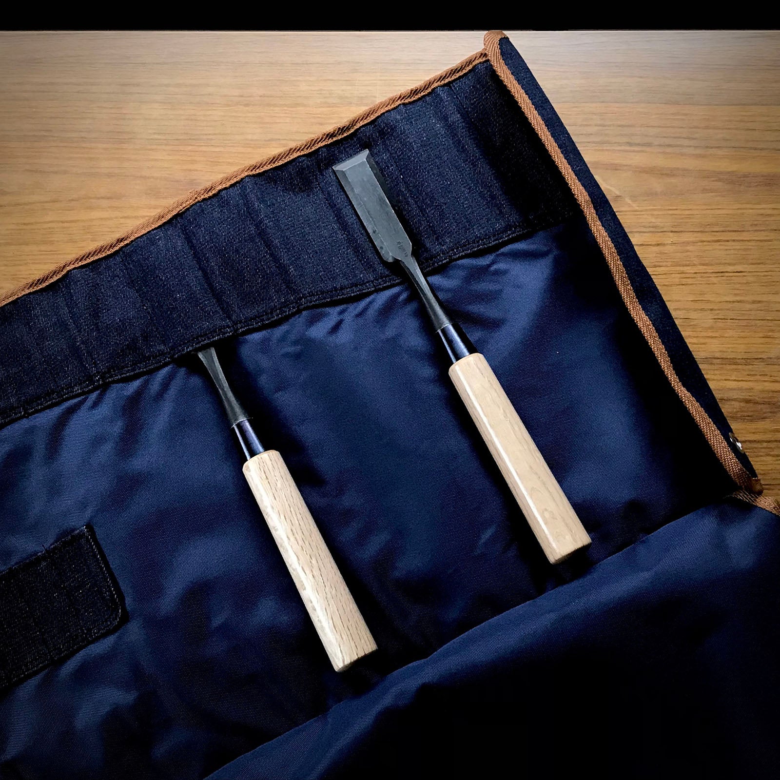 STAR-M Chisel and Tool Cloth Roll Bag For Paring chisels * スターM ドリルロールバッグ