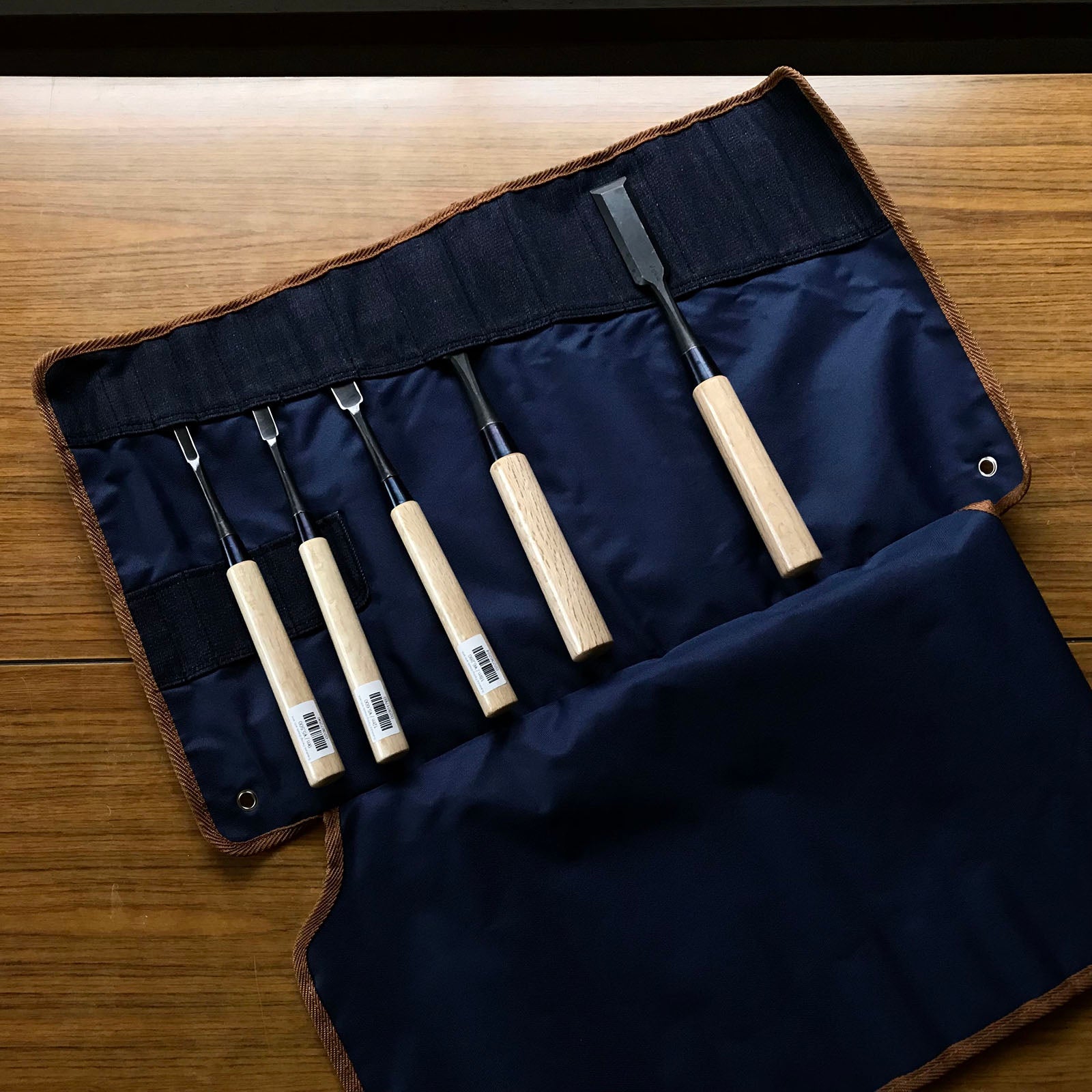 STAR-M Chisel and Tool Cloth Roll Bag For Paring chisels * スターM ドリルロールバッグ