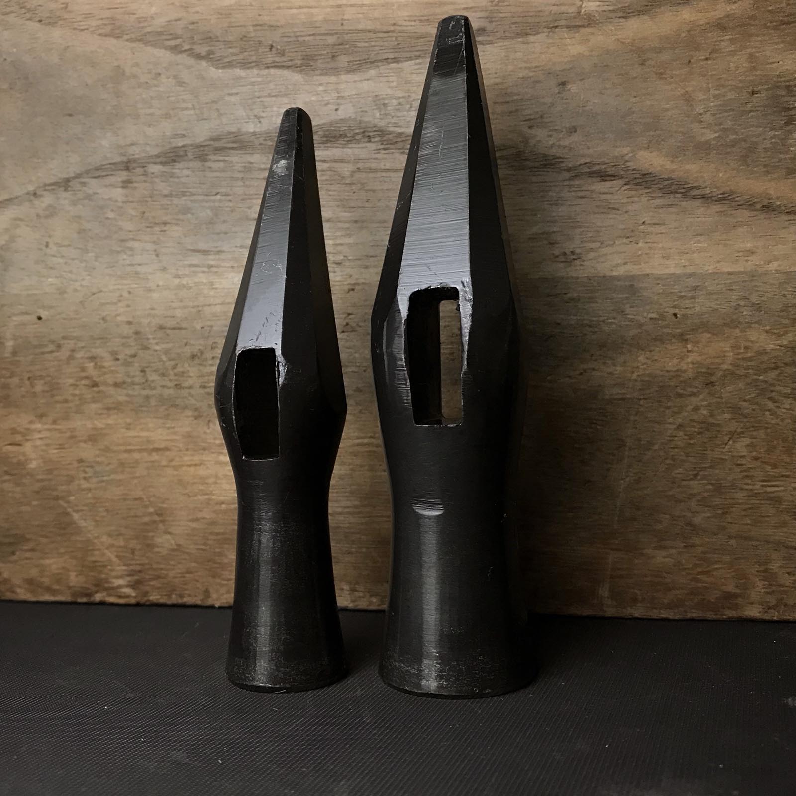 Fukushima Sakikiri Blacksmith finish Hammers 福島作 片口玄翁 先切玄翁 黒仕上
