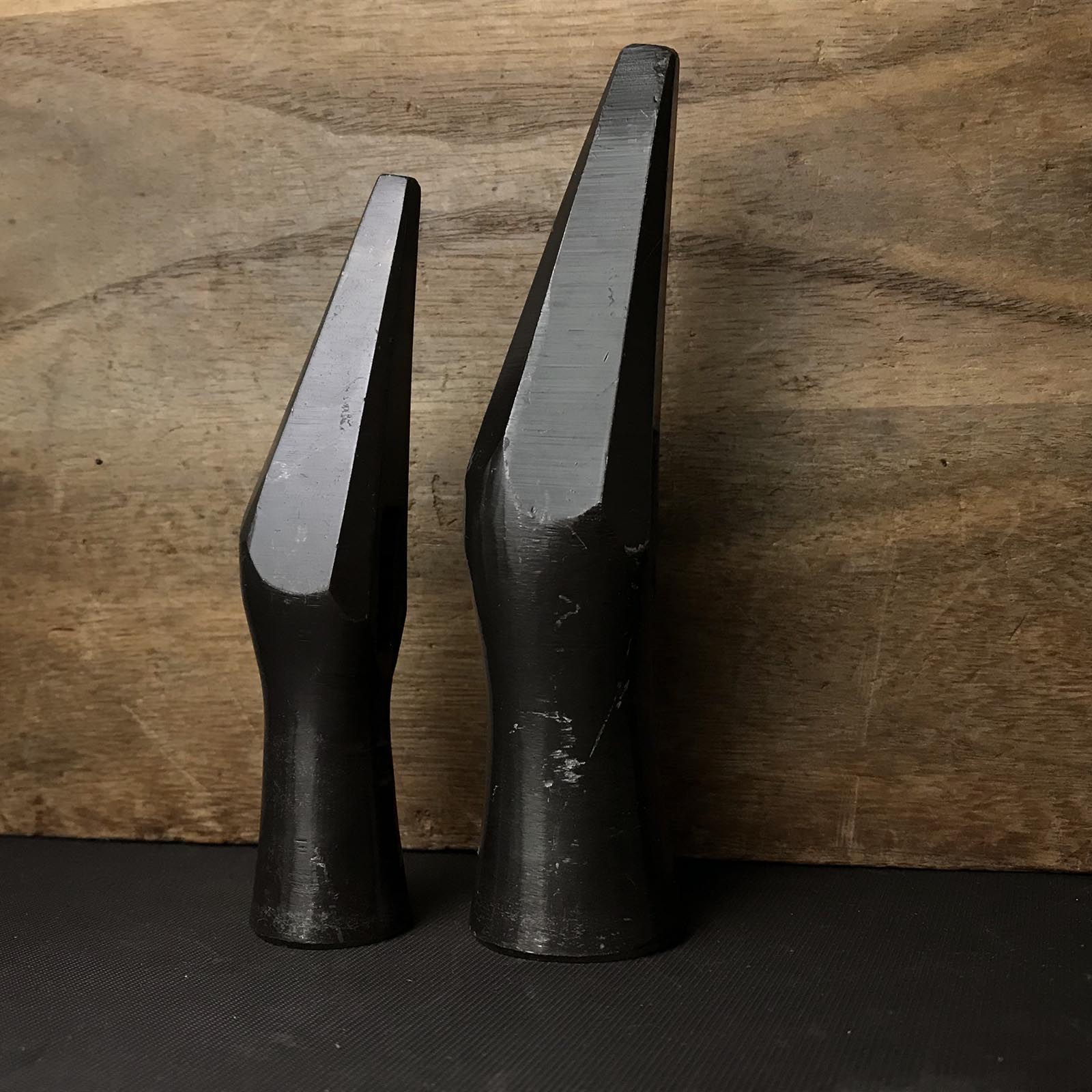 Fukushima Sakikiri Blacksmith finish Hammers 福島作 片口玄翁 先切玄翁 黒仕上