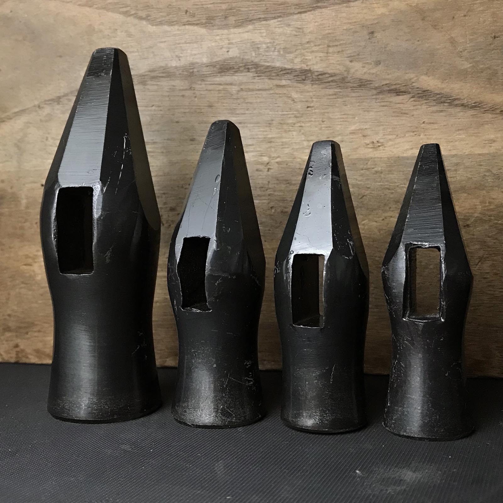 Fukushima Yamakichi Blacksmith finish Hammers 福島作 ヤマキチ型玄翁 黒仕上