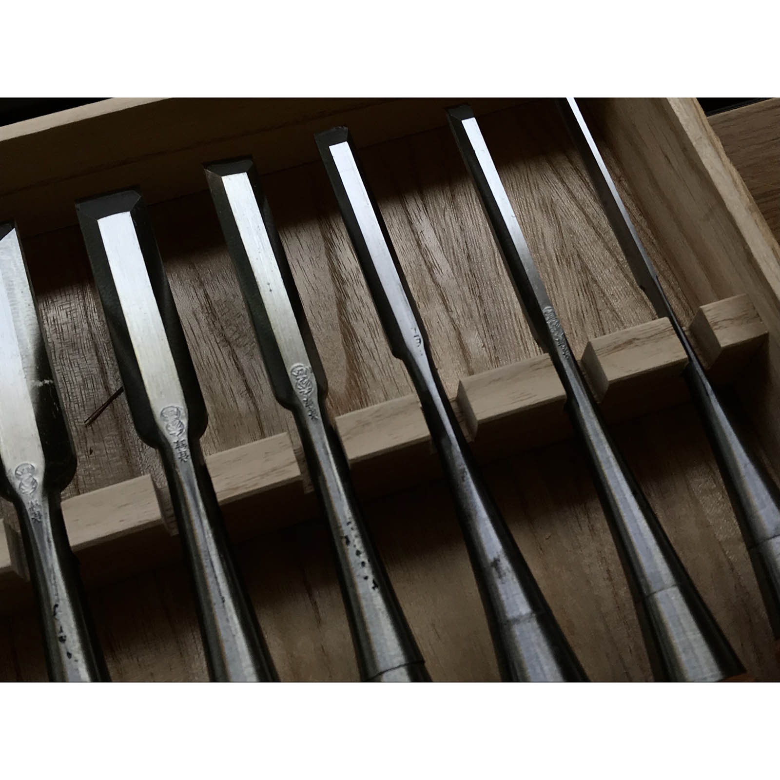 旧株 秀政 長首ノミセット 掘り出し物 秀正 首長追入組鑿 おいれのみ