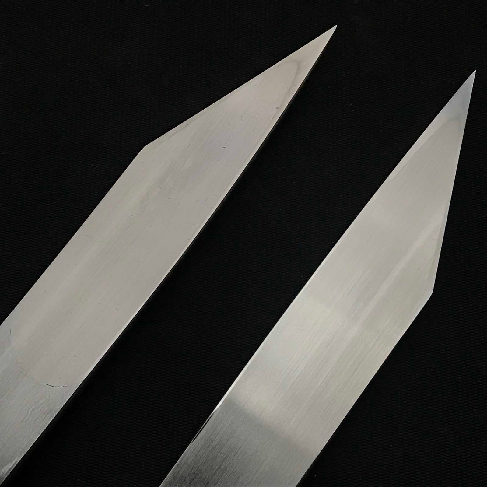 Shigefusa 重房作 | Kiridashi Knives 切出し小刀 | Kitaechi 鍛地 | 七分 | Left&Right 左右組