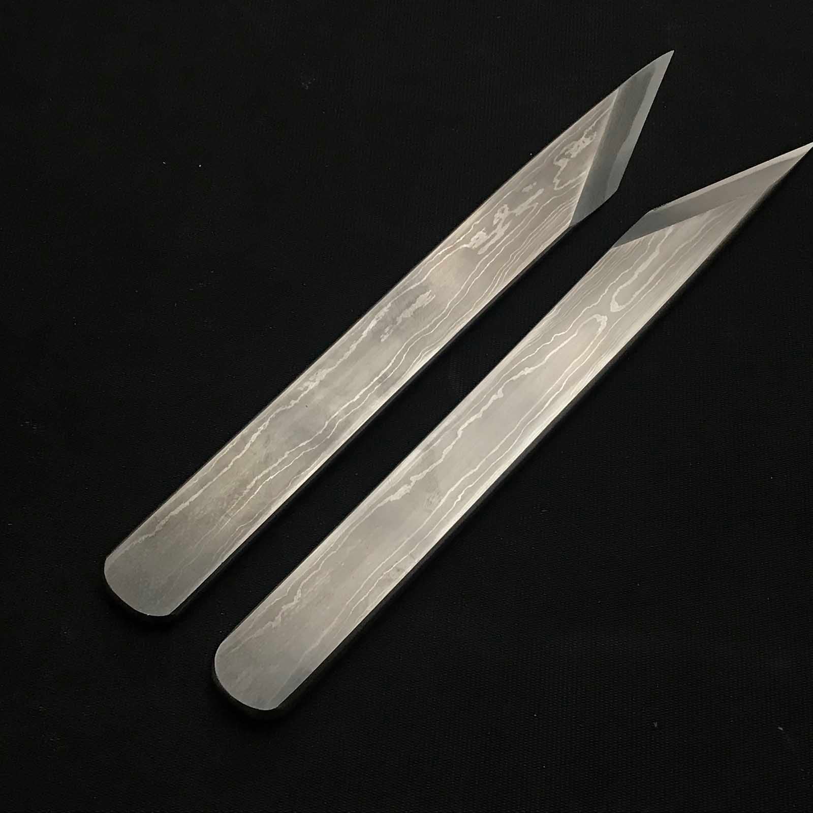 Shigefusa 重房作 | Kiridashi Knives 切出し小刀 | Kitaechi 鍛地 | 七分 | Left&Right 左右組
