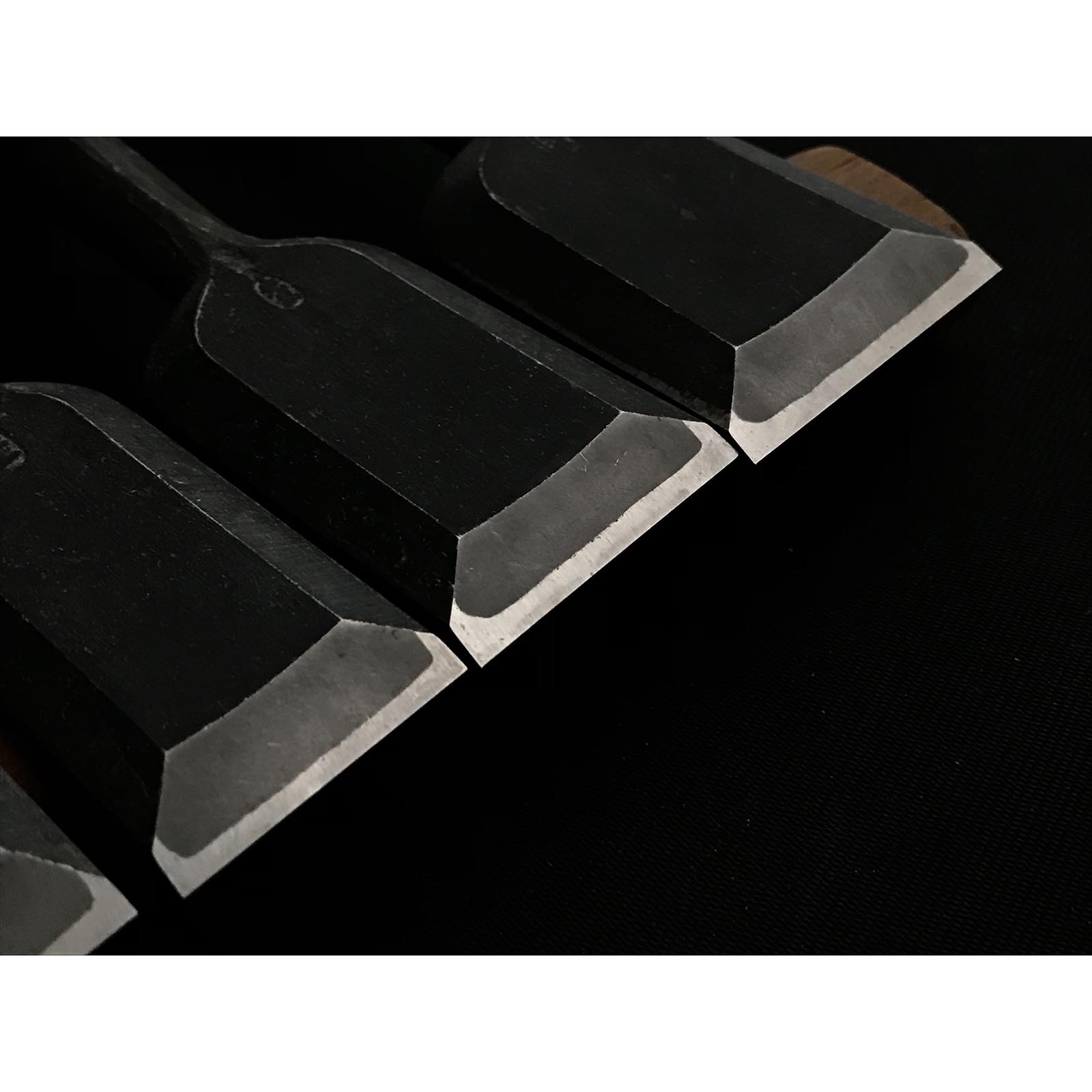 オールドストック 山廣初期作品の卓上ノミセット 岡山猛作 追入10本組鑿 山弘 三分長柄 オイレノミ