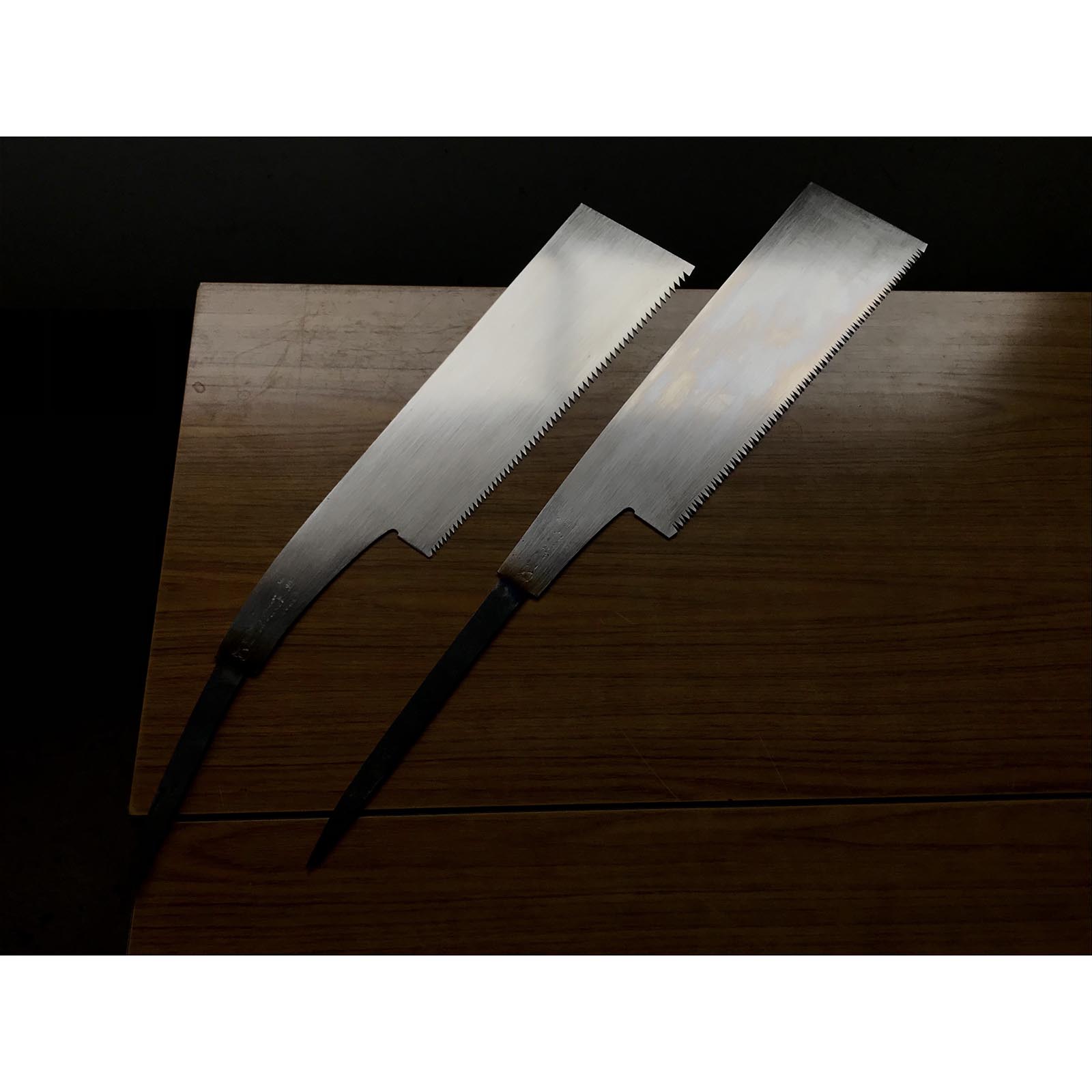 『From collection』 Single Edge Hand Saw by Miyano Tetsunosuke  蔵出し 特注 二代目宮野鉄之助作 片刃鋸 縦挽き 横挽き Kataba