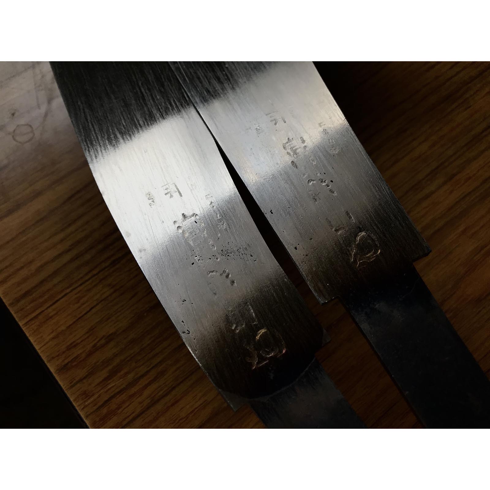 『From collection』 Single Edge Hand Saw by Miyano Tetsunosuke  蔵出し 特注 二代目宮野鉄之助作 片刃鋸 縦挽き 横挽き Kataba