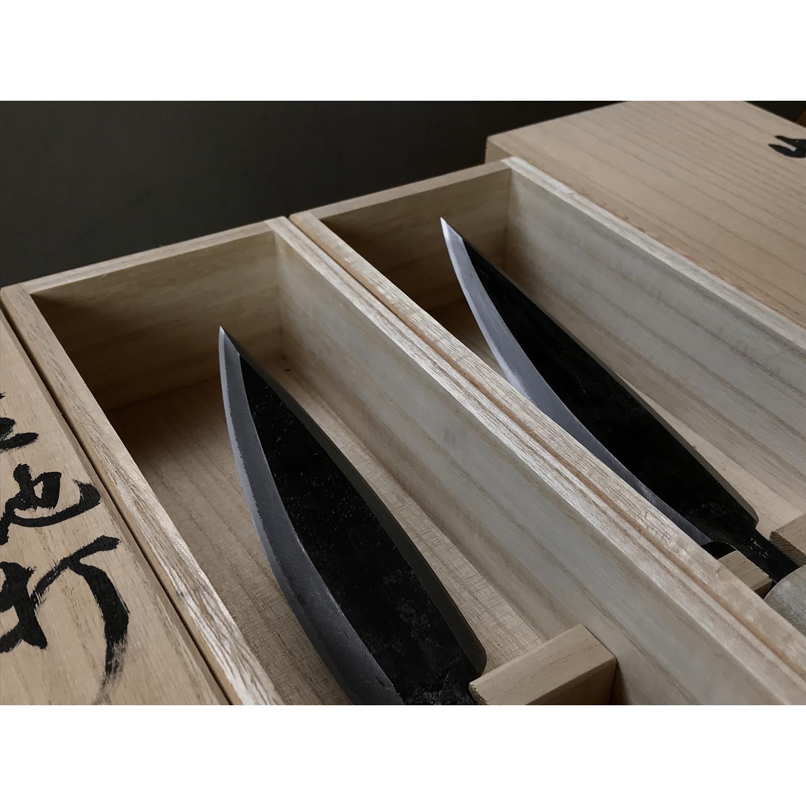 Yari Kanna by Seisuke Mizuno with Blue steel 水野清介作 槍鉋 青紙鋼 125, 145mm