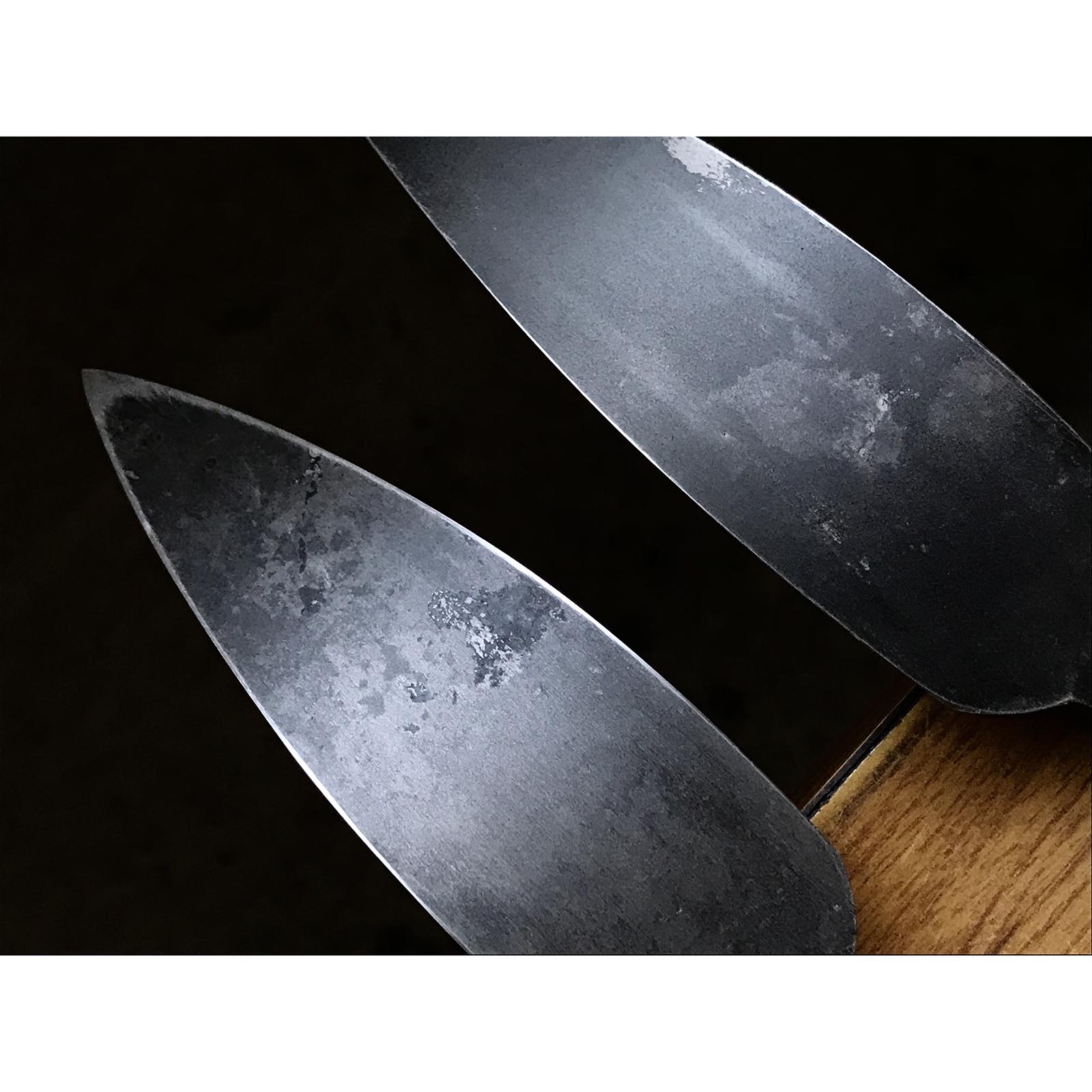 Yari Kanna by Seisuke Mizuno with Blue steel 水野清介作 槍鉋 青紙鋼 125, 145mm