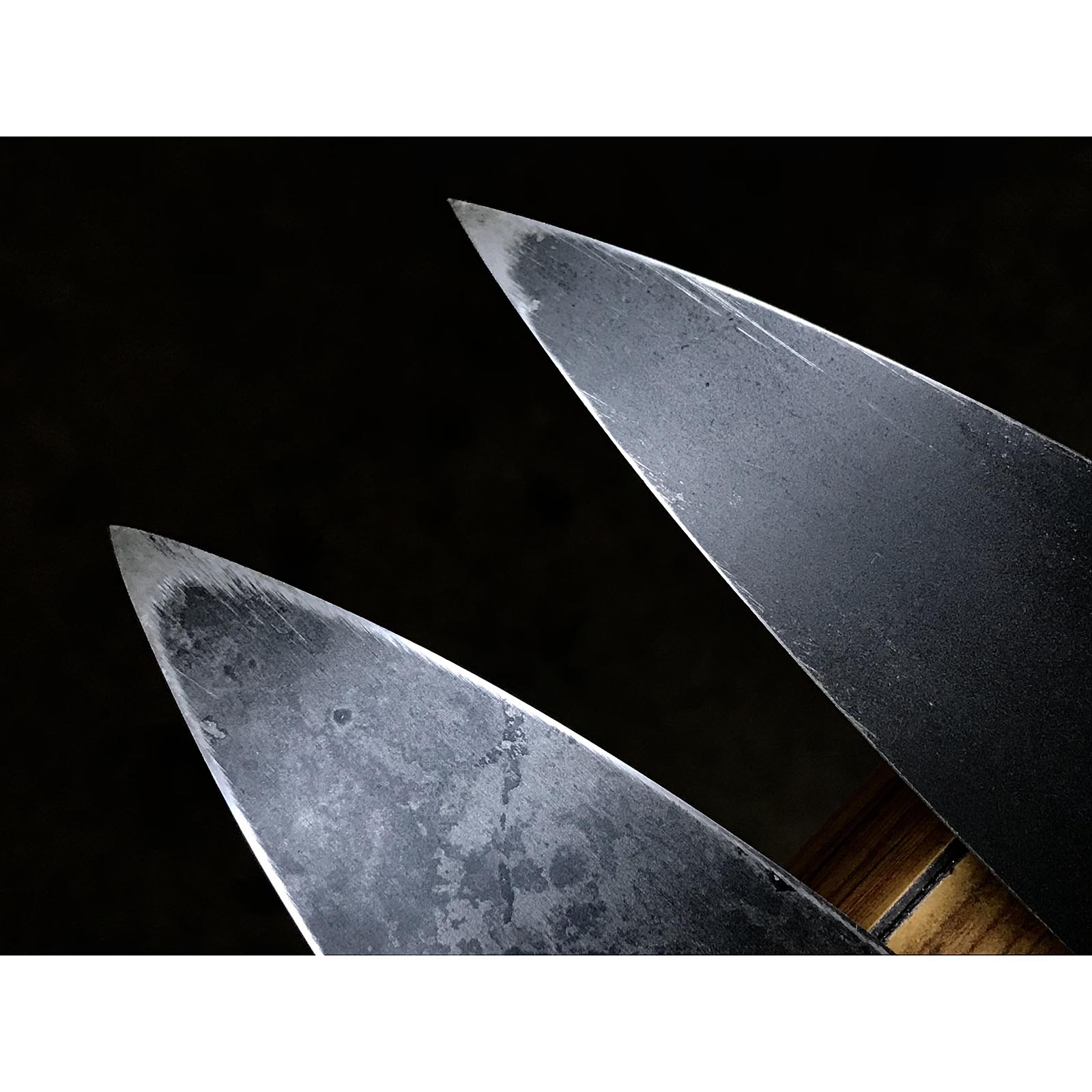 Yari Kanna by Seisuke Mizuno with Blue steel 水野清介作 槍鉋 青紙鋼 125, 145mm