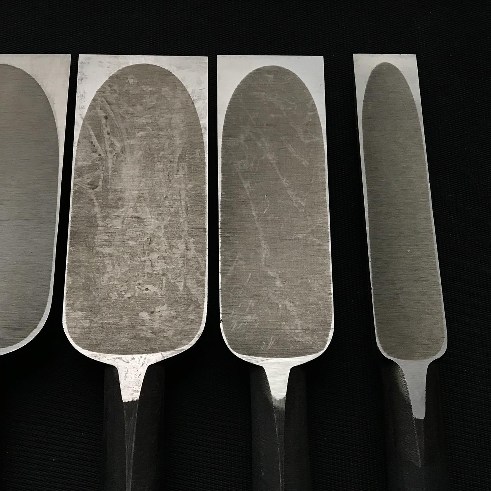 Tasai Timber chisels (Tatakinomi) with blue steel 田斎作 叩鑿 18,30,36,42,48mm