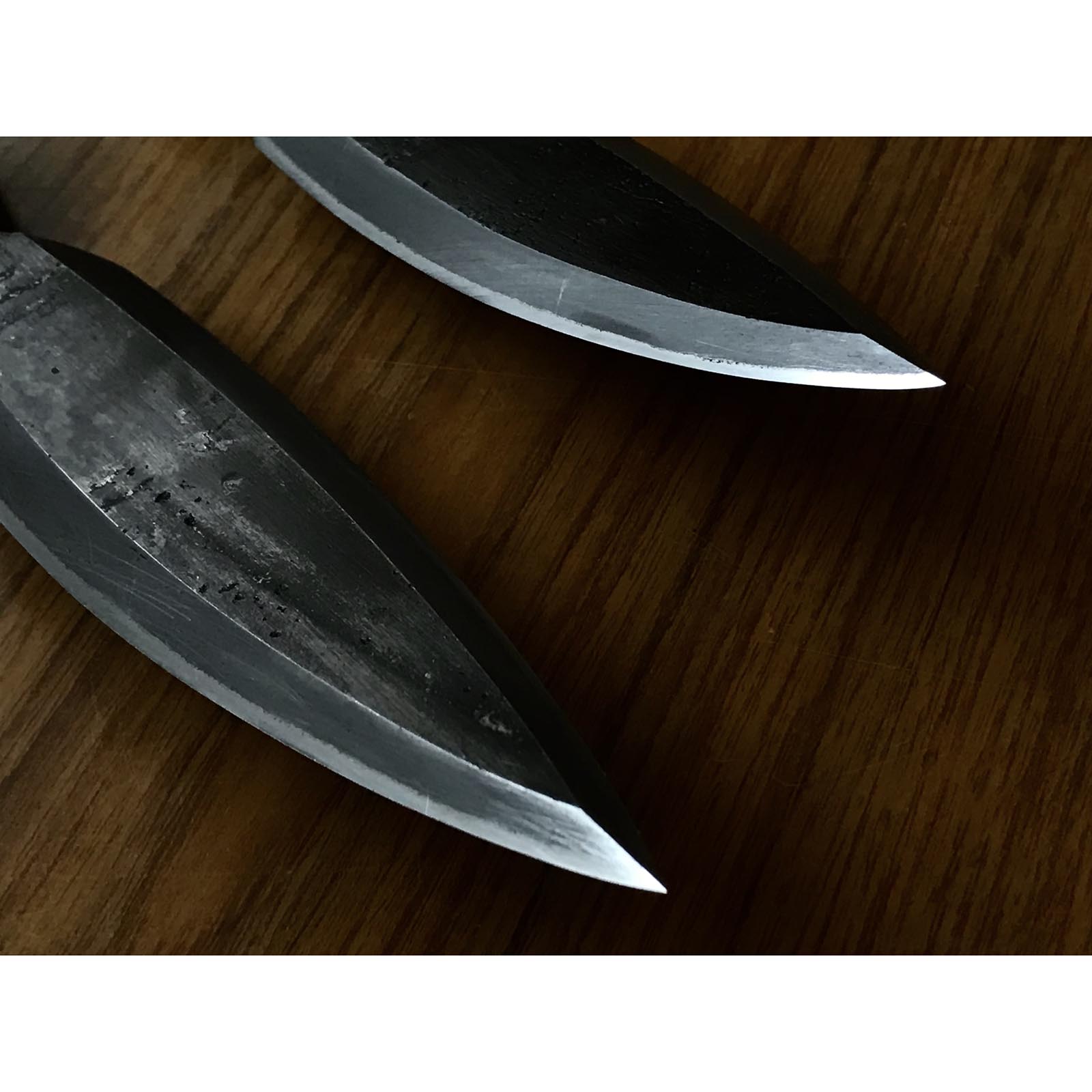 Yari Kanna by Seisuke Mizuno with Blue steel 水野清介作 槍鉋 青紙鋼 125, 145mm