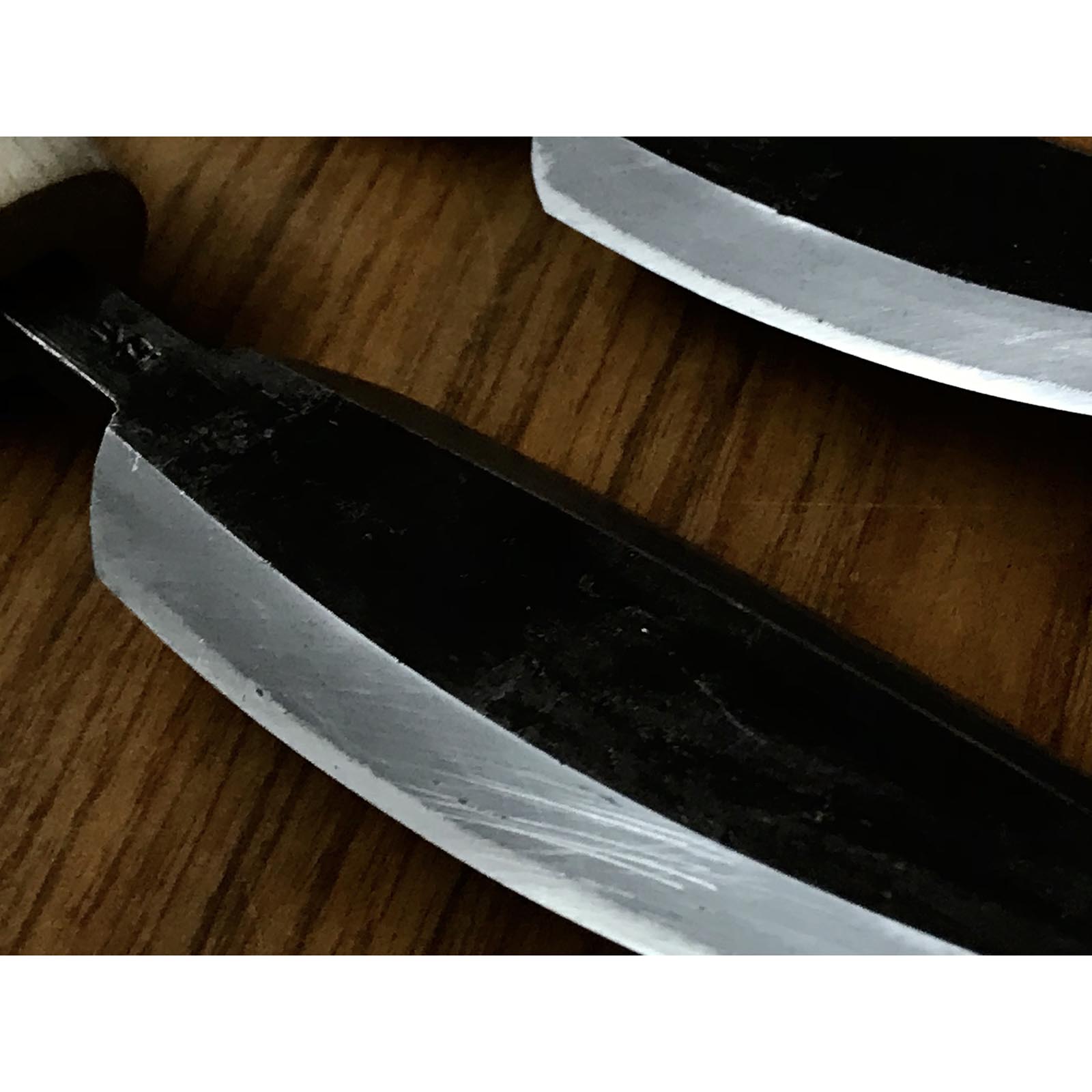 Yari Kanna by Seisuke Mizuno with Blue steel 水野清介作 槍鉋 青紙鋼 125, 145mm