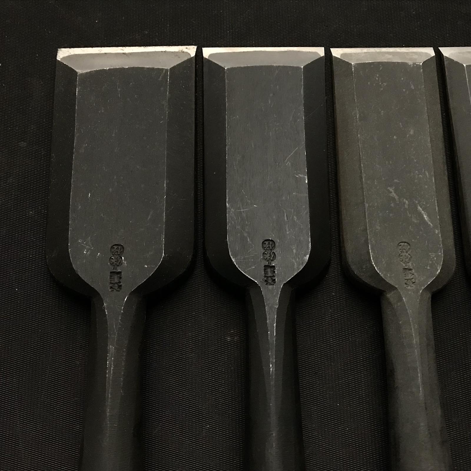 Tasai Timber chisels (Tatakinomi) with blue steel 田斎作 叩鑿 18,30,36,42,48mm