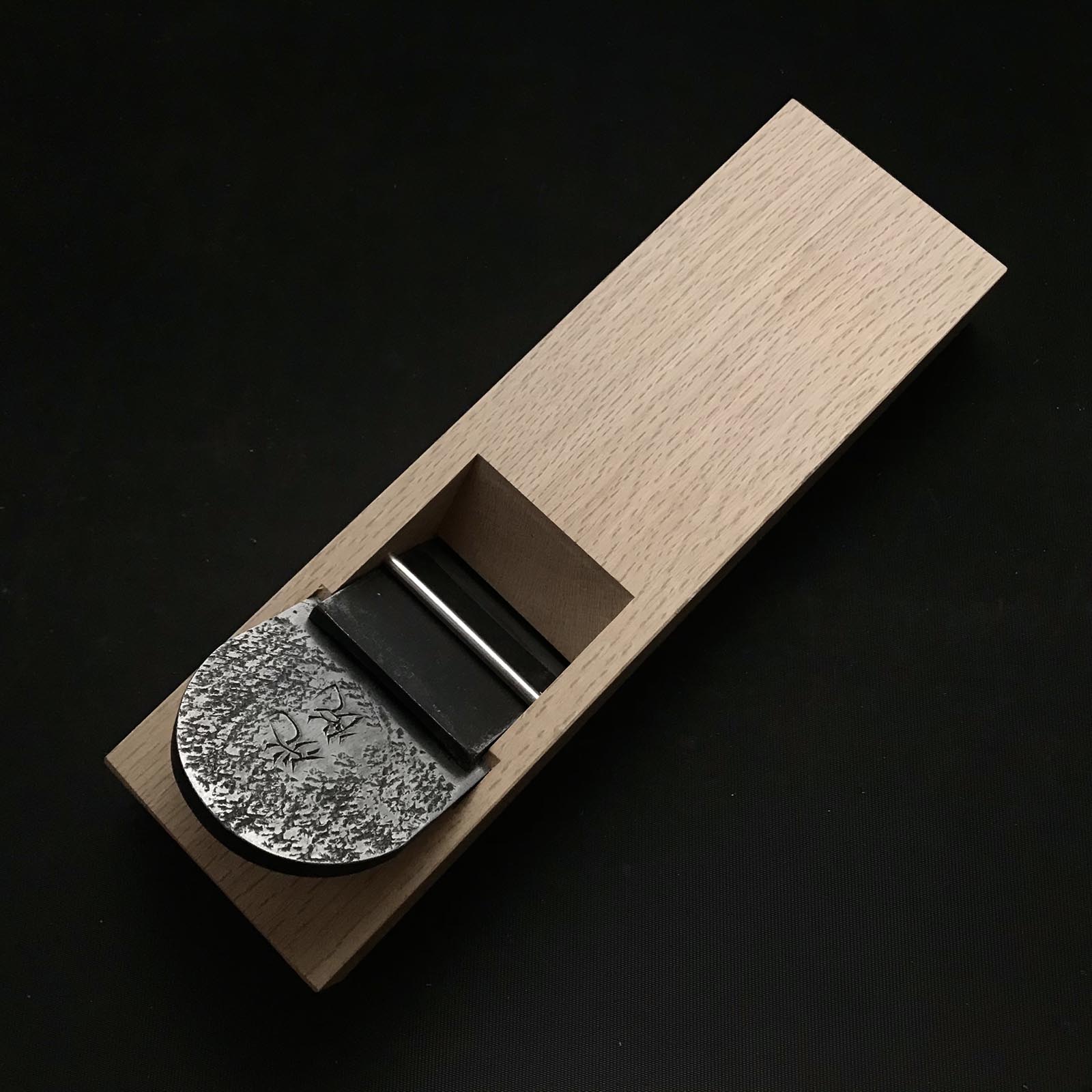 旧在庫 光悦 #3 スムージング鉋 (カンナ) with 東郷犬首鋼 by 横山邦男 掘り出し物 横山邦男作 侊悦 東郷犬首鋼 仕上げ鉋 70mm