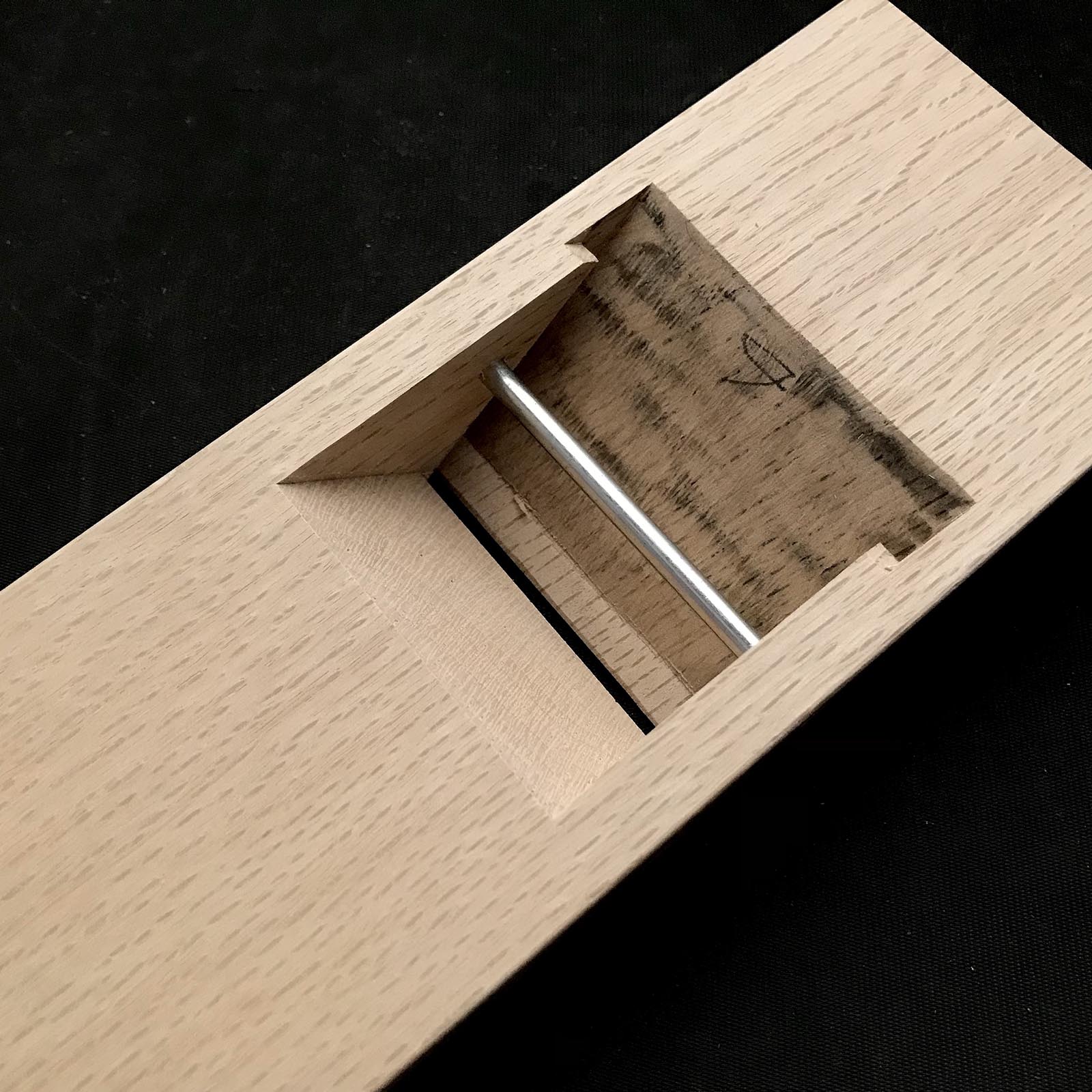 旧在庫 光悦 #3 スムージング鉋 (カンナ) with 東郷犬首鋼 by 横山邦男 掘り出し物 横山邦男作 侊悦 東郷犬首鋼 仕上げ鉋 70mm