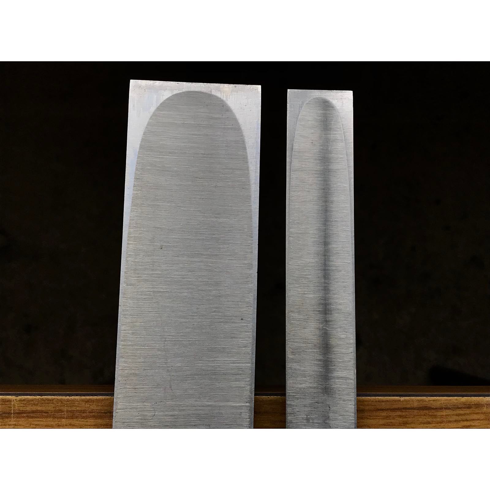 Old stock Kanemitsu Special made Slick Chisels set 掘出し物 兼光特製 龍虎彫 本突き組鑿 朱丹柄 48,24mm Ootsuki-nomi, Hontsuki-Nomi