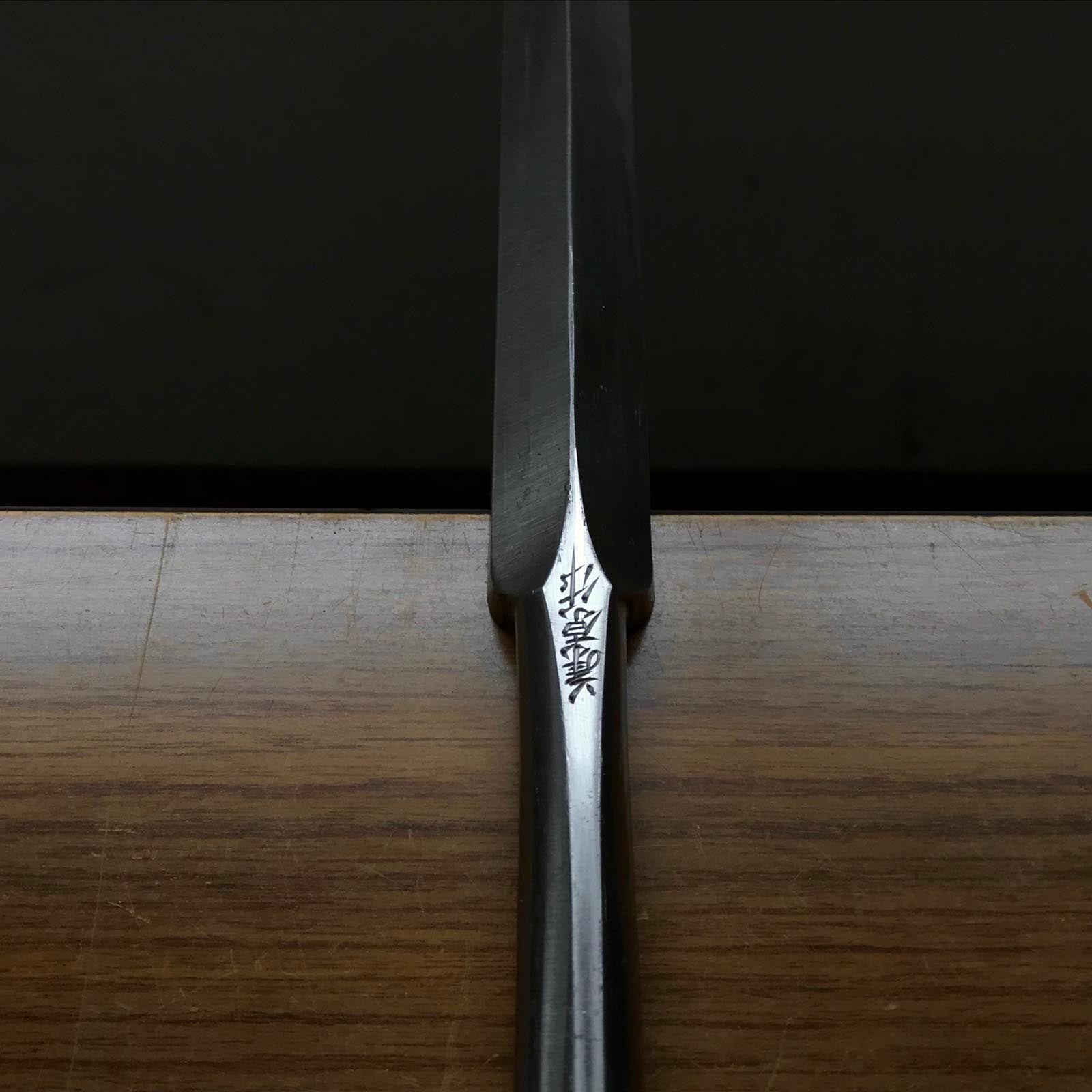 Old stock Fujihara Dovetail Slick Chisels (Ootsuki-nomi, Hontsuki-Nomi) 掘出し物 藤原作 本突き鎬鑿 24mm