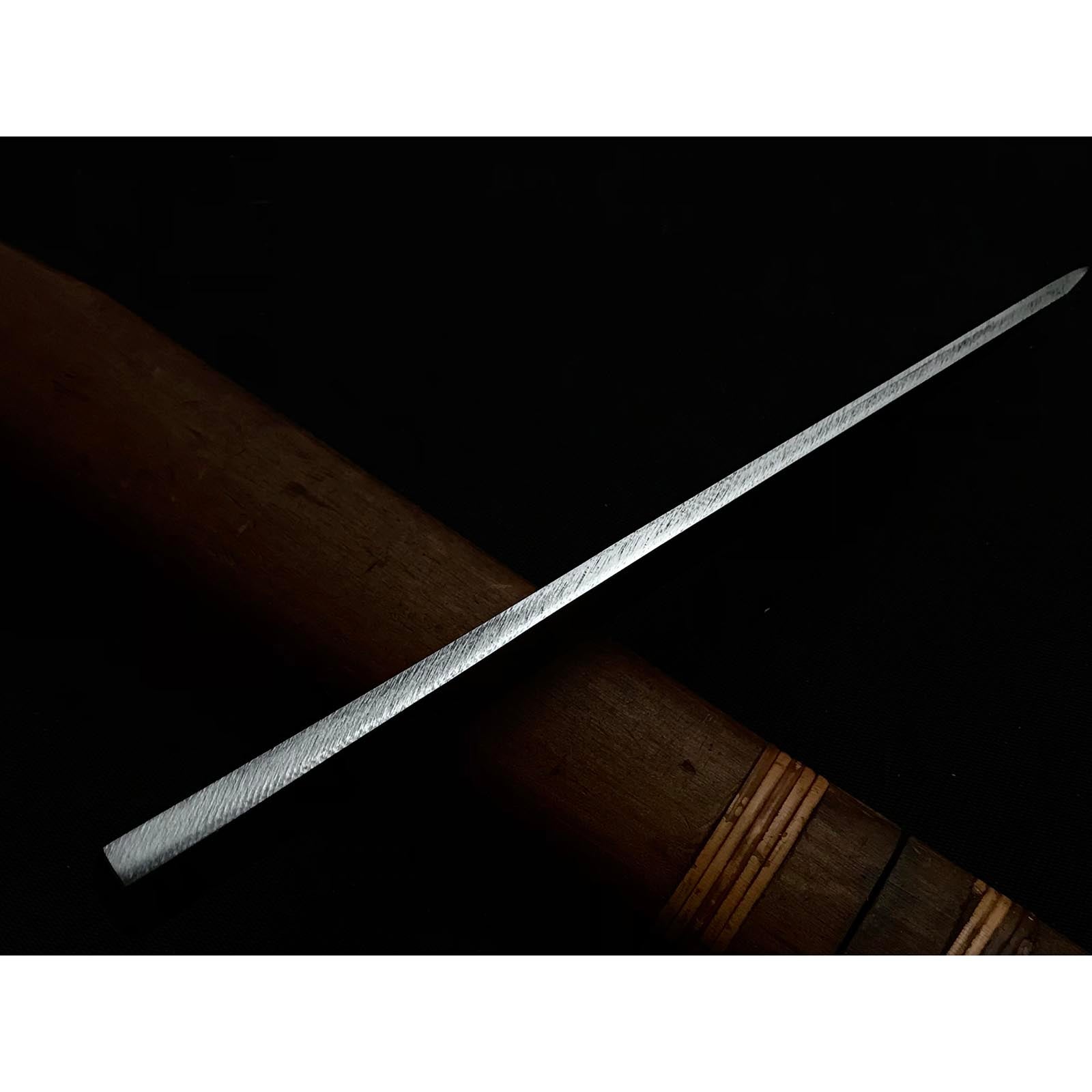 Old stock Fujiwara Yoshiaki Kiridashi Kokatana 掘出し物 藤原良明作 加藤清志氏 梨地切出小刀 右 21mm