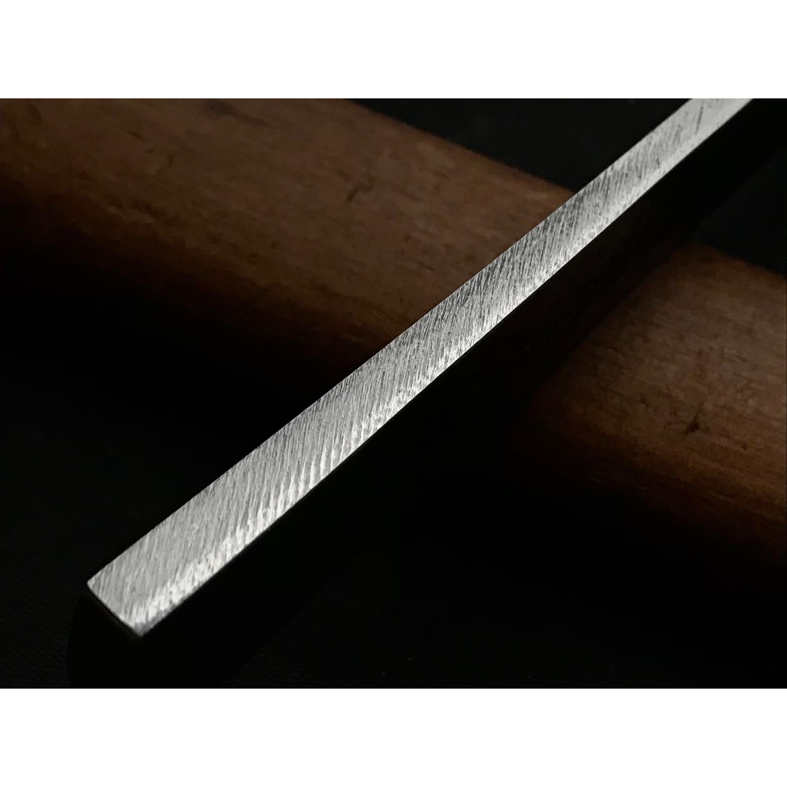 Old stock Fujiwara Yoshiaki Kiridashi Kokatana 掘出し物 藤原良明作 加藤清志氏 梨地切出小刀 右 21mm