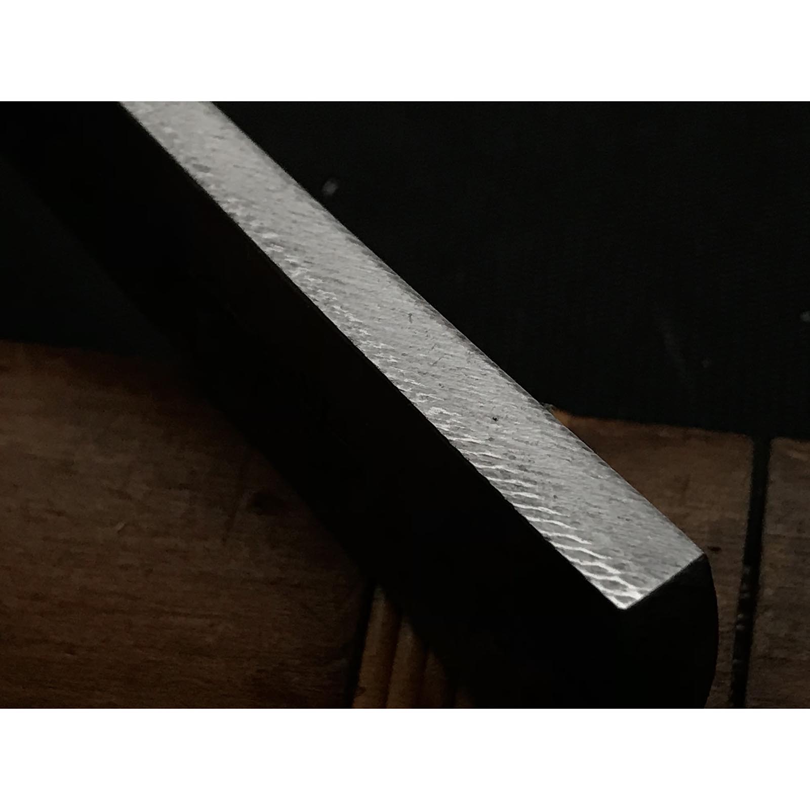 Old stock Fujiwara Yoshiaki Kiridashi Kokatana 掘出し物 藤原良明作 加藤清志氏 梨地切出小刀 右 21mm