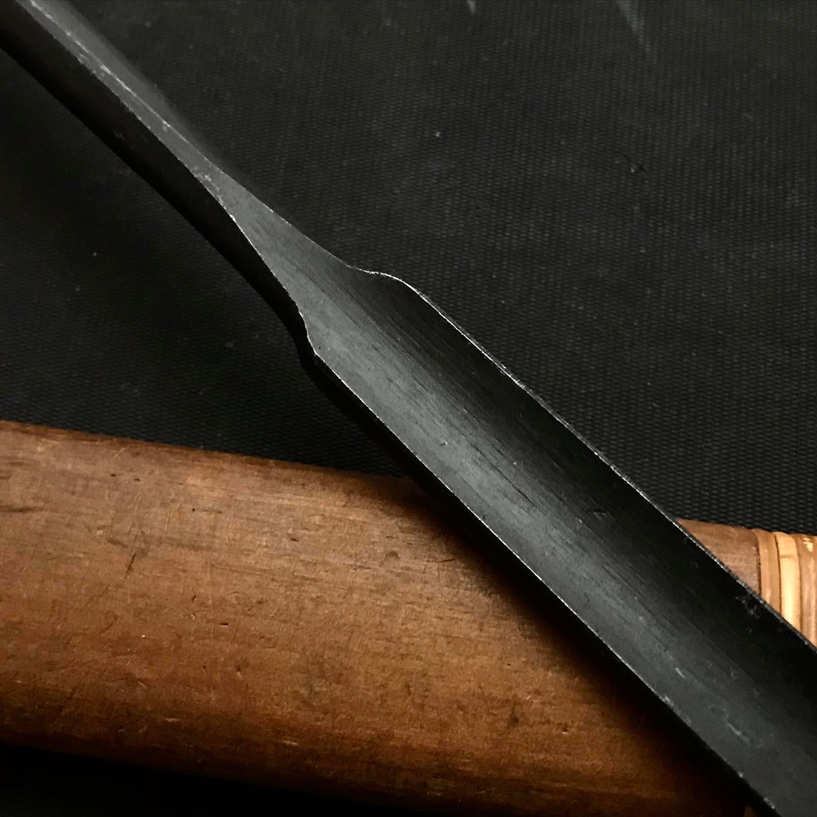 Old stock Custom made Sotomaru chisels 掘出し物 特注 外丸突鑿 15mm