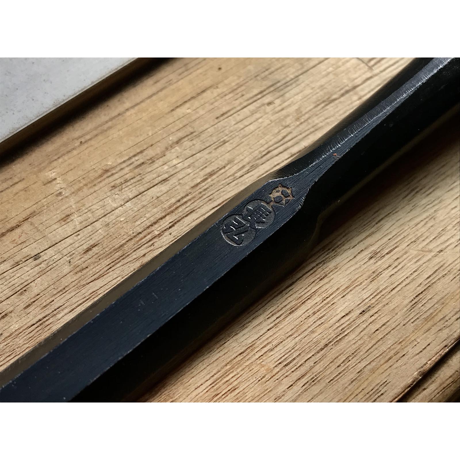 Old stock Osahiro (Nagahiro) Bench chisels set 掘出し物 長弘 追入組鑿 10本組 紫檀柄 Oirenomi