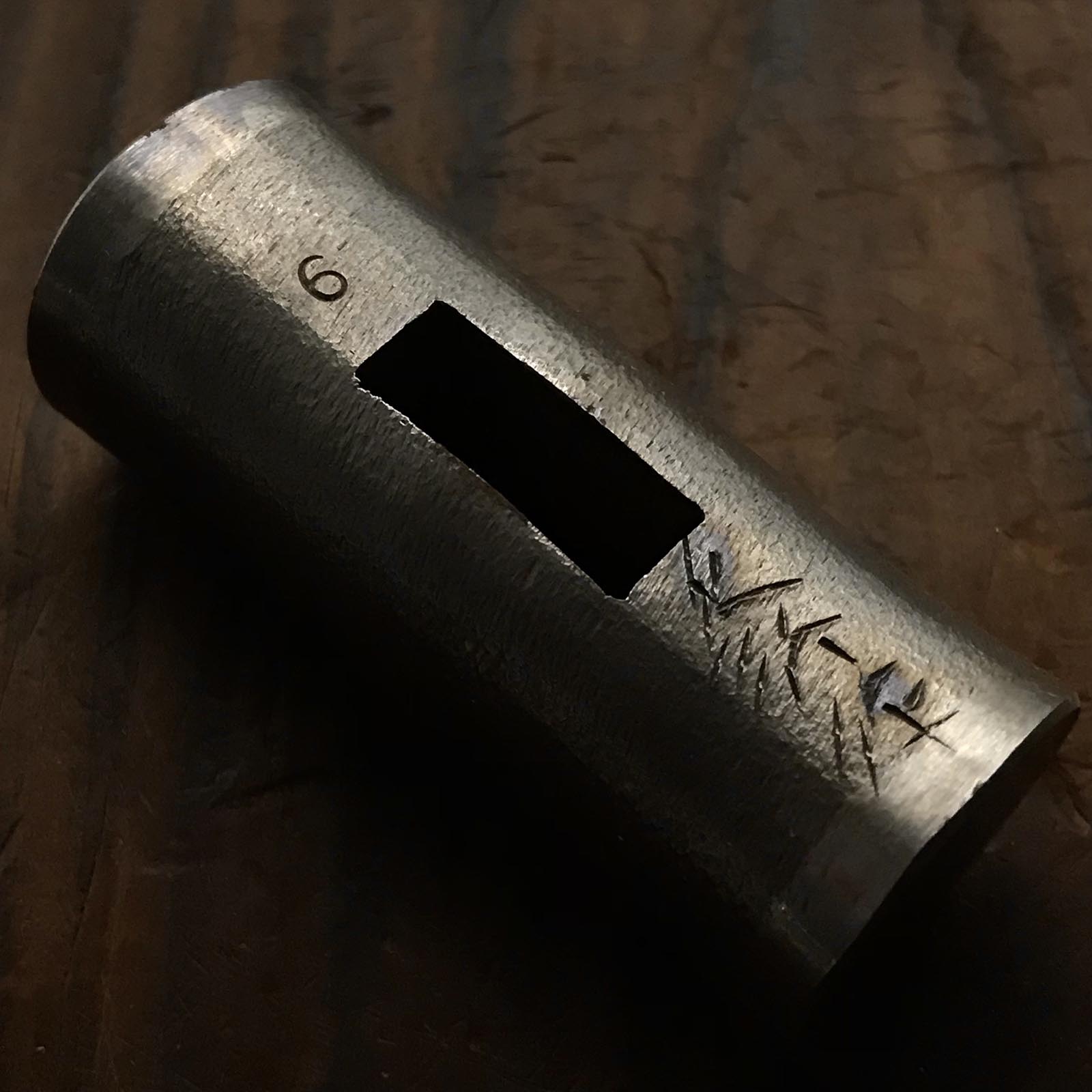 掘出し物 正行 丸ダルマ玄翁 ヤスリ仕上 60匁