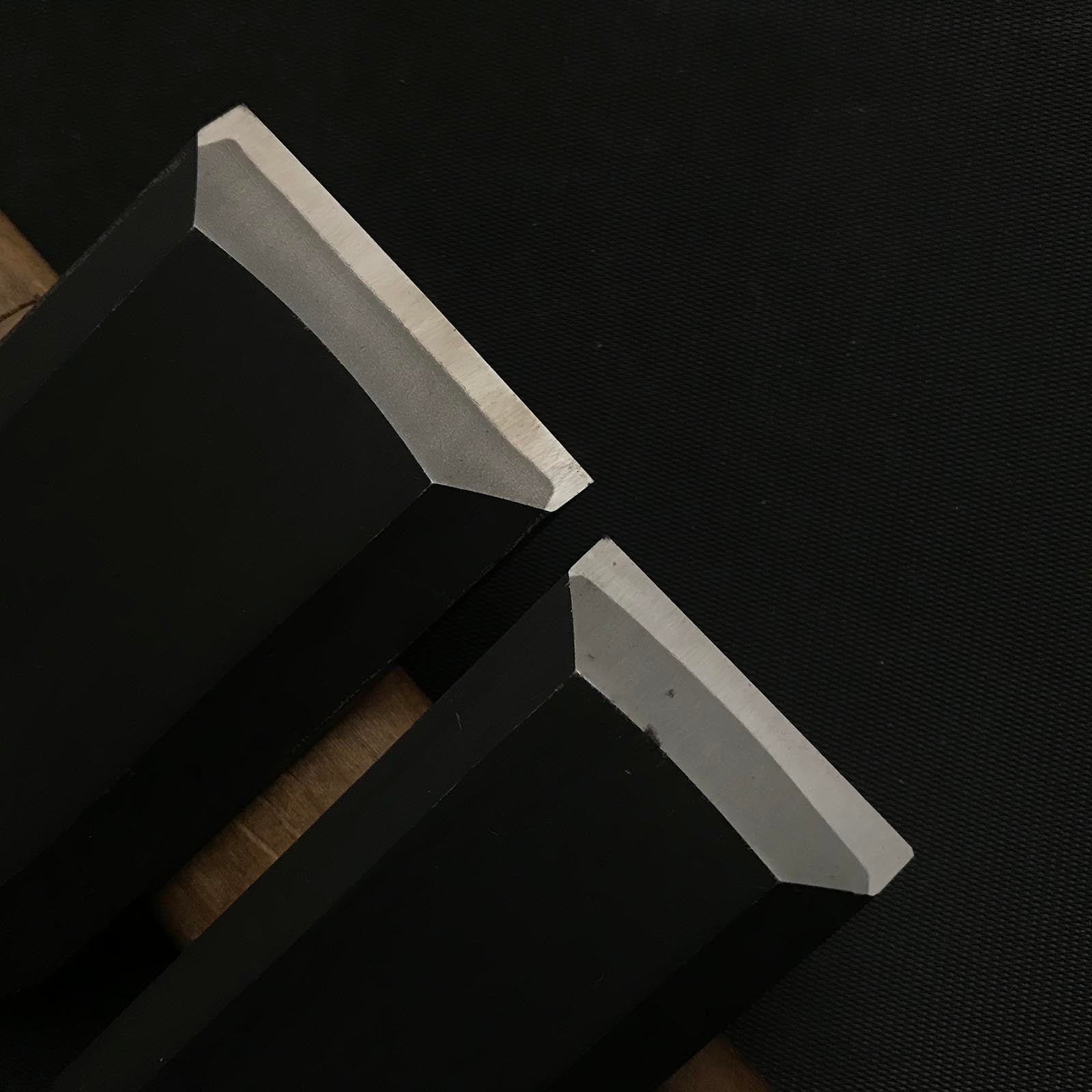 Kiyohisa Medium timber chisels by Watanabe Kiyoe 渡辺清栄作 清久作 中叩鑿 48mm 36mm