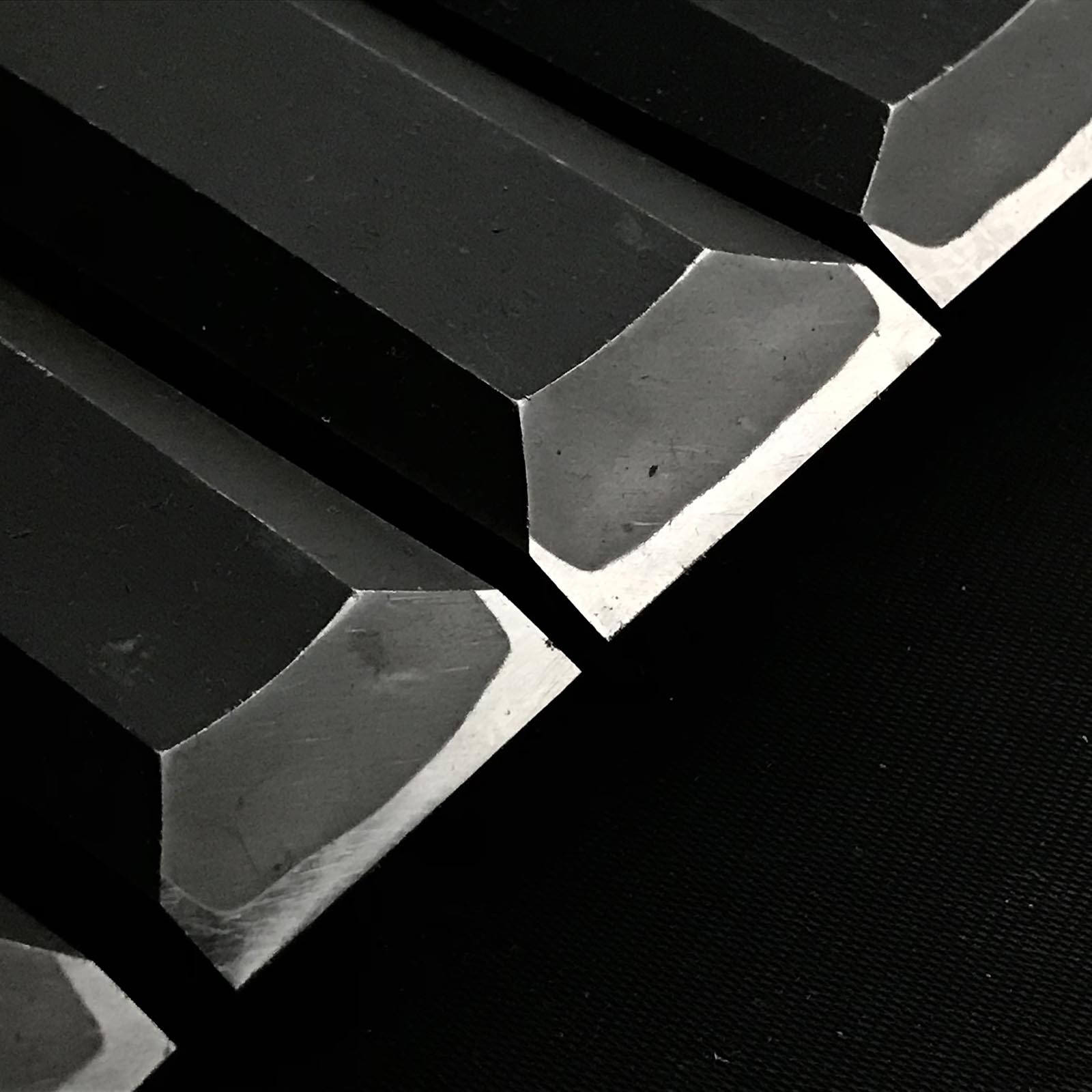 Old stock #1 Korehiro Timber chisels set with White steel 掘出し物 是弘 叩鑿6本組 Tatakinomi