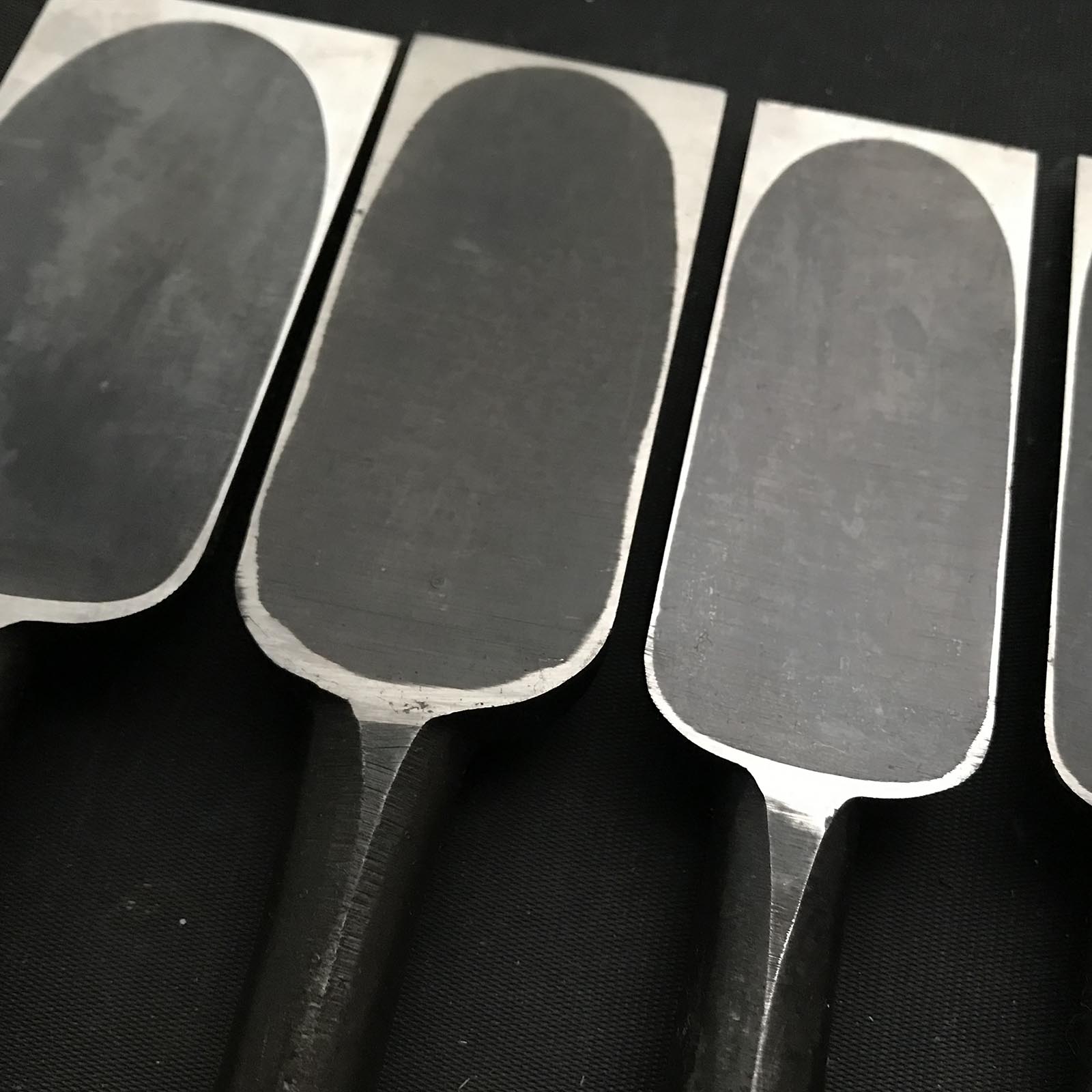 Old stock #3 Korehiro Timber chisels set with White steel 掘出し物 是弘 叩鑿6本組 Tatakinomi