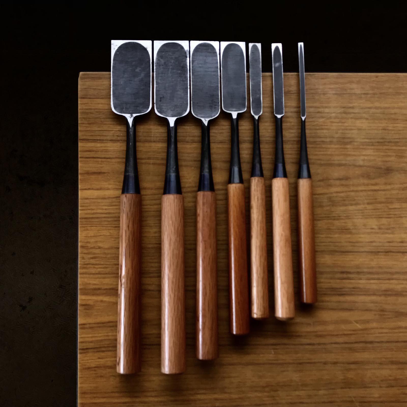 五百蔵秀夫作 五百蔵 薄鑿 薄鑿