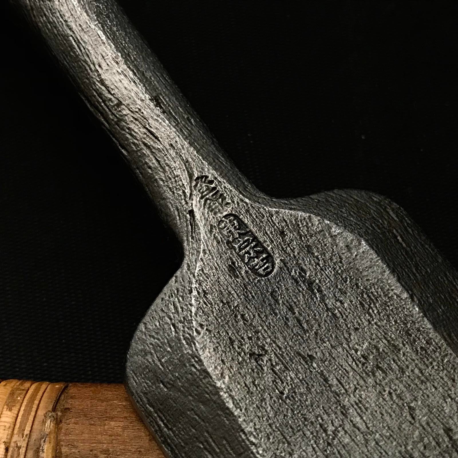 旧蔵 東宗吉 卓上鑿 和鉄 東宗吉 追入鑿 和鉄木目 42mm