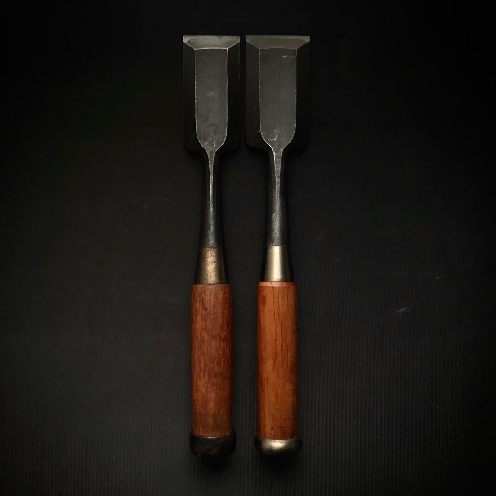 旧蔵 吉高 材木ノミ タタキノミ 掘り出し物 義隆 中叩鑿 42mm 48mm