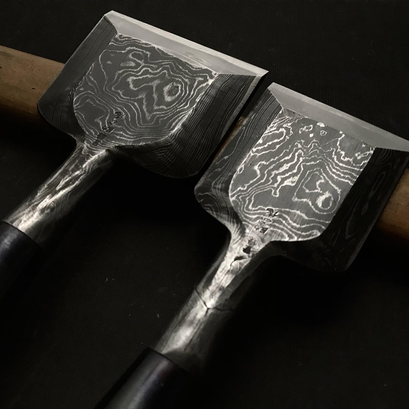 Sukemasa #2 Suminagashi Extra width Bench chisels 助正作 墨流し 幅広追入鑿 75mm 60mm Oirenomi