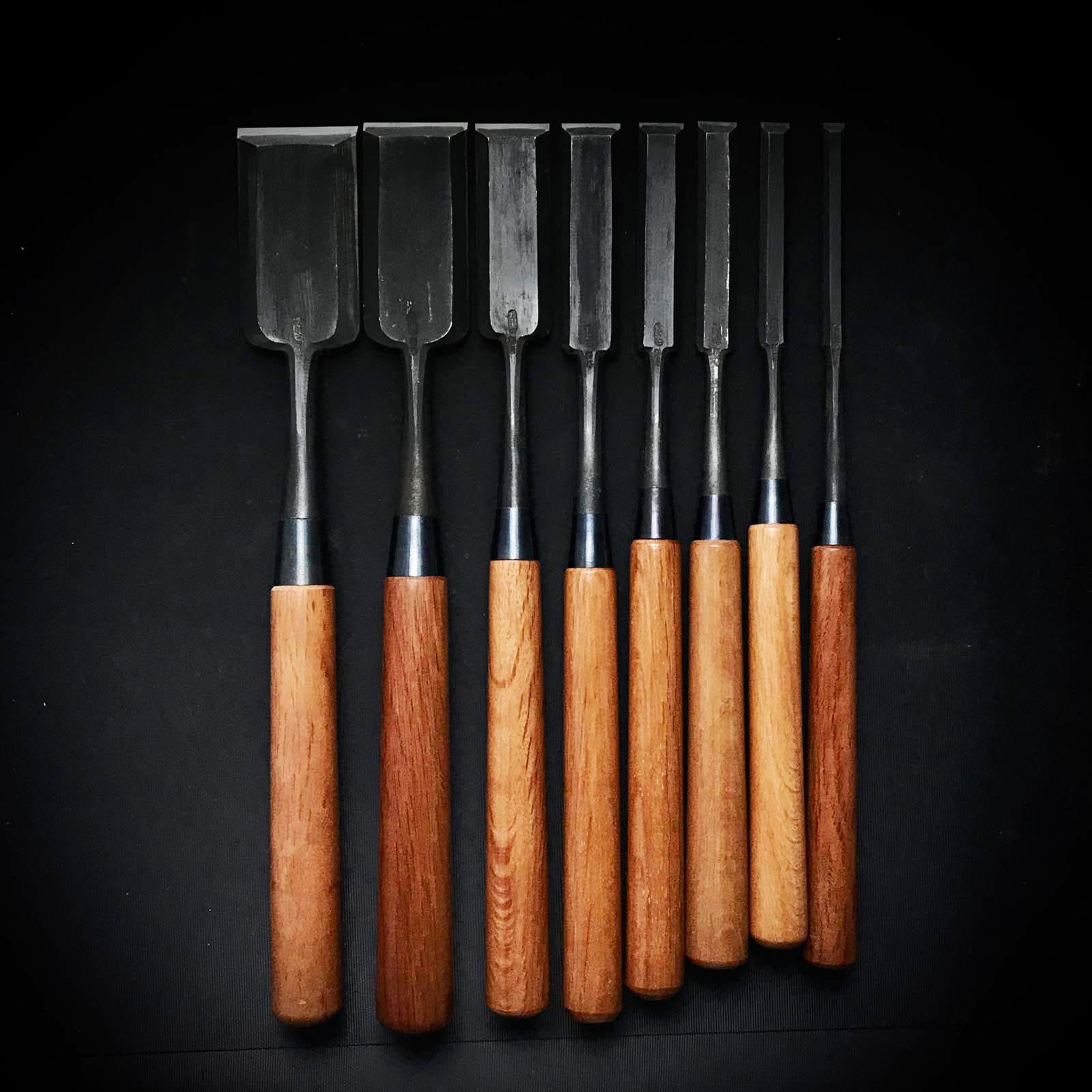Fujihiro Paring chisels by Chuutarou Imai 今井忠太郎作 二治弘 薄鑿 Usunomi